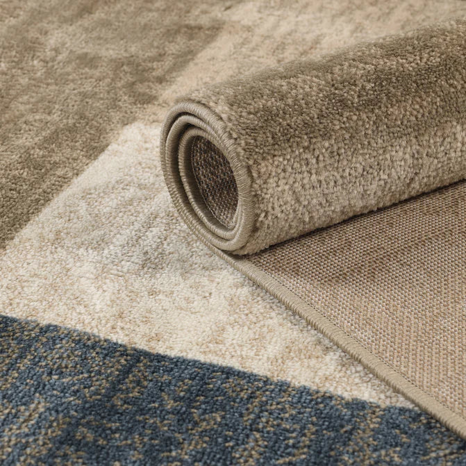 Clifton Modern Geometric Patchwork Area Rug or Runner Rug - Stylish Home Decor for Living Room, Bedroom & Office - Soft & Durable Floor Covering