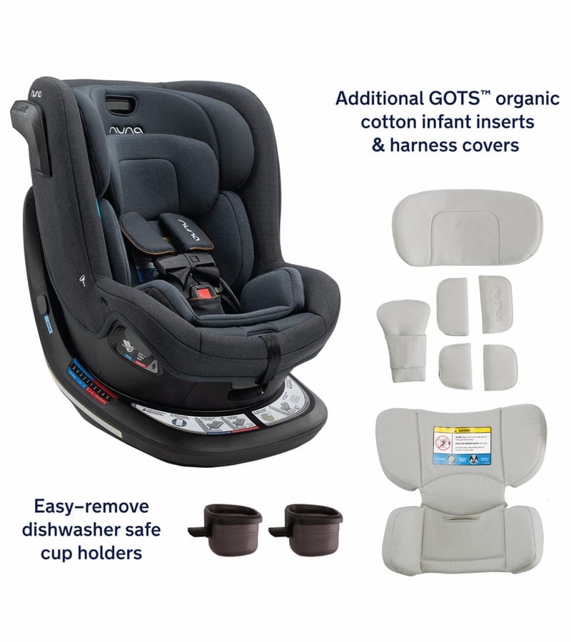 Nuna REVV 360 Rotating Convertible Car Seat for Toddlers - Safe & Easy to Install Infant to Booster Car Seat with Side Impact Protection - Perfect for Family Travel & Daily Commute