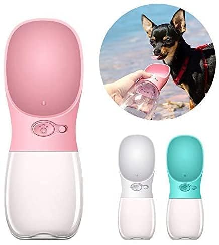 SHRBI Portable Dog Water Bottle with Dispenser & Drinking Bowl - BPA-Free Pet Water Feeder for Outdoor Walking, Hiking, Travel - Ideal for Dogs on the Go, Park Visits, and Road Trips