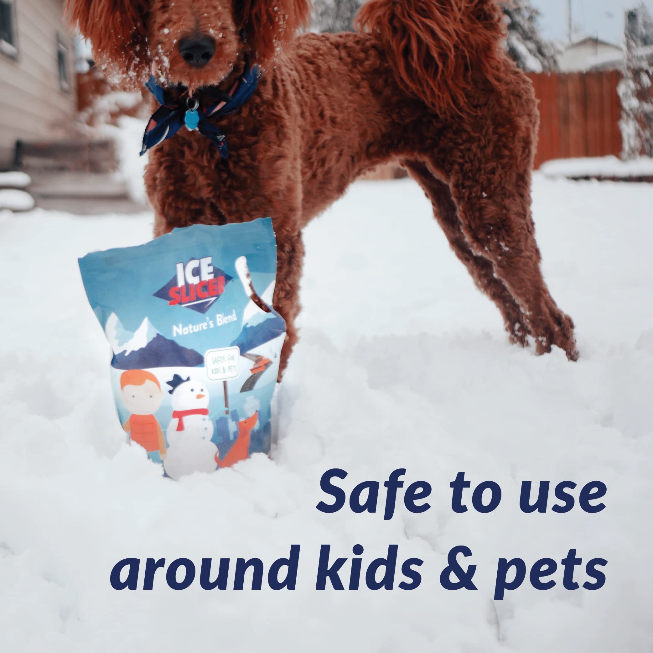 High Performance Ice Slicer Snow & Ice Melt - 160 oz (10 lbs) Fast-Acting Deicer for Driveways, Sidewalks & Steps - Safe for Pets & Concrete