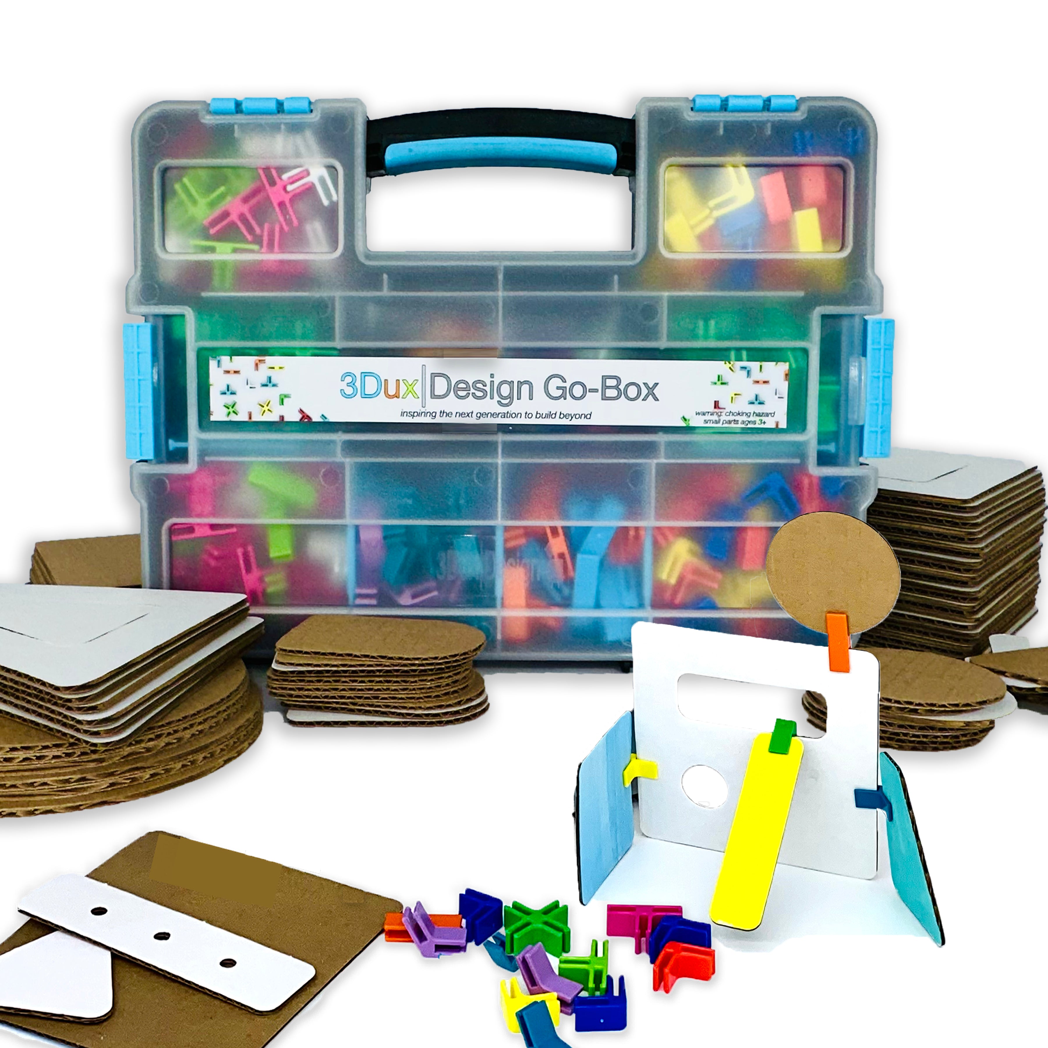 GOBOX Classroom Set - 24-Piece School Supplies Kit with Pencils, Erasers, Rulers & More - Perfect for Teachers, Students & Back to School Essentials