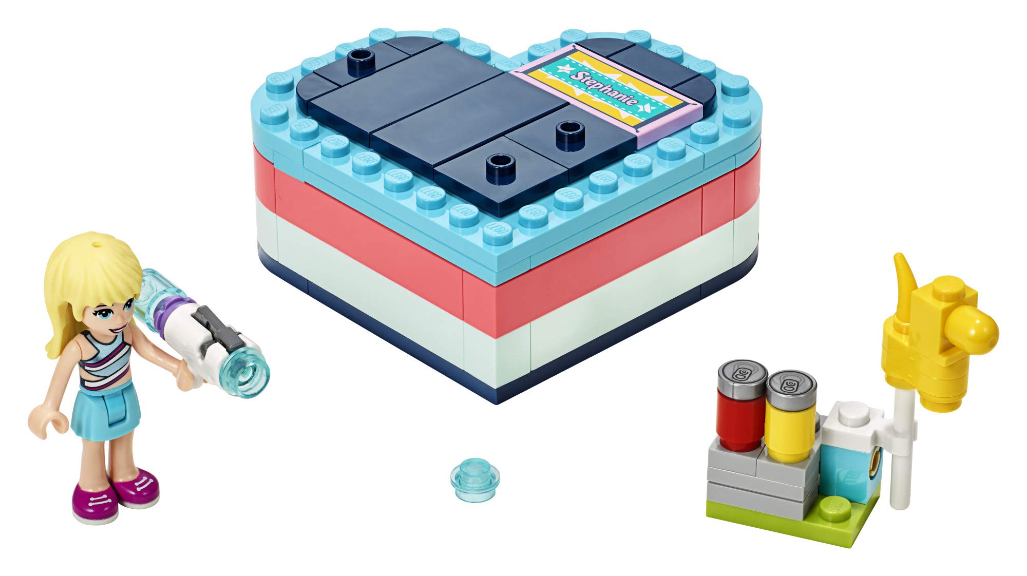 LEGO Friends Stephanie’s Summer Heart Box 41386 Building Kit (95 Pieces) - Creative Construction Toy for Kids, Perfect for Birthday Gifts & Summer Activities | STEM Learning, Imaginative Play