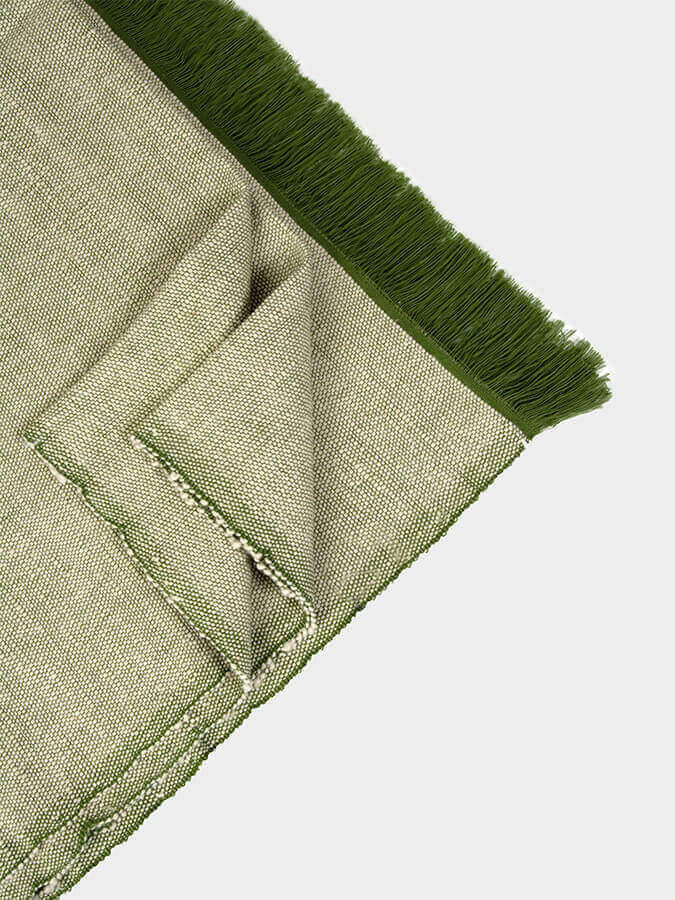 GOTS Certified Organic Cotton Yoga Blanket for Studio & Home - Two-Toned Design for Meditation, Relaxation & Yoga Practice