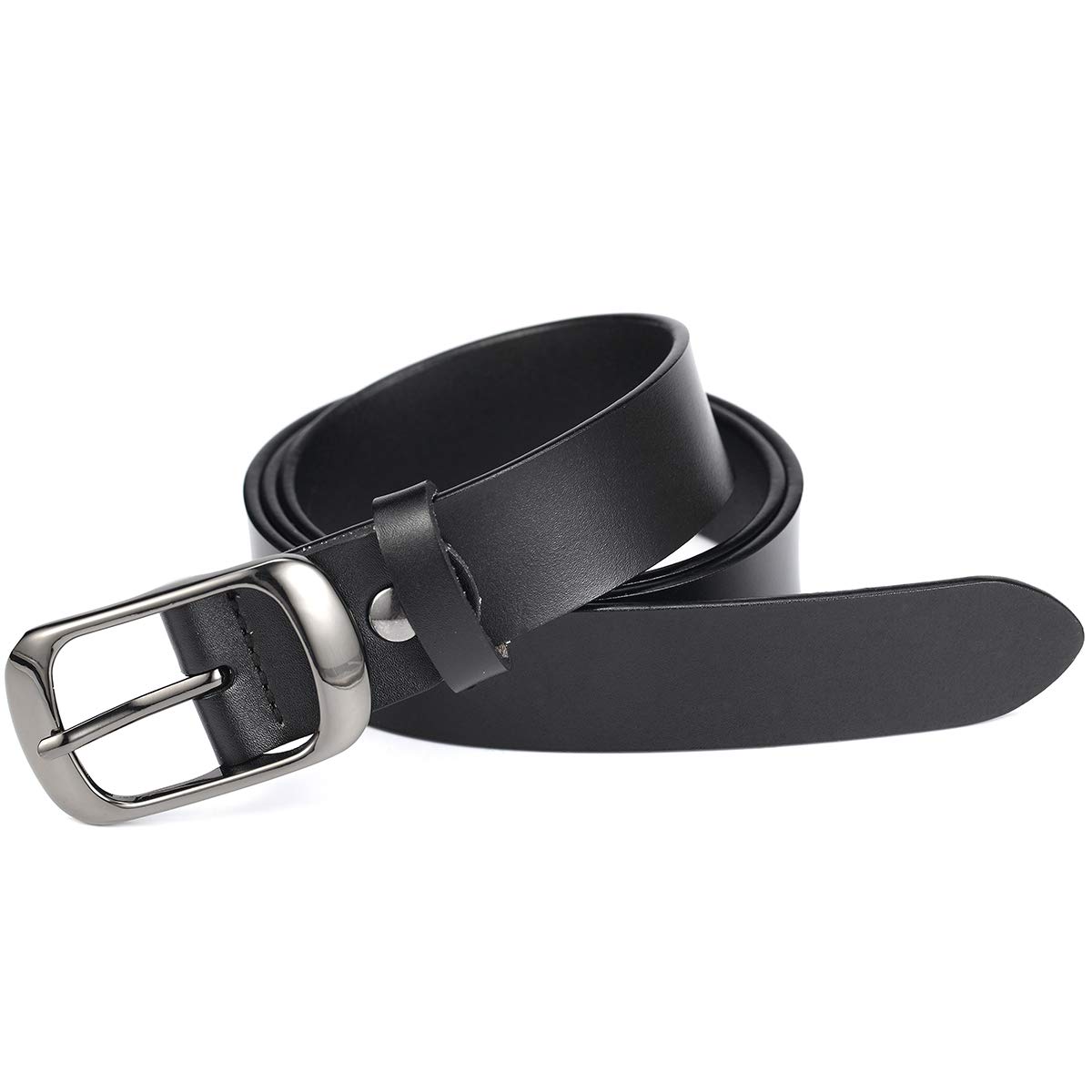 McFanBe Women's Genuine Leather Belt - 1.1 Inch Width Fashion Accessory for Jeans, Dresses & Pants | Perfect for Casual, Office & Formal Outfits