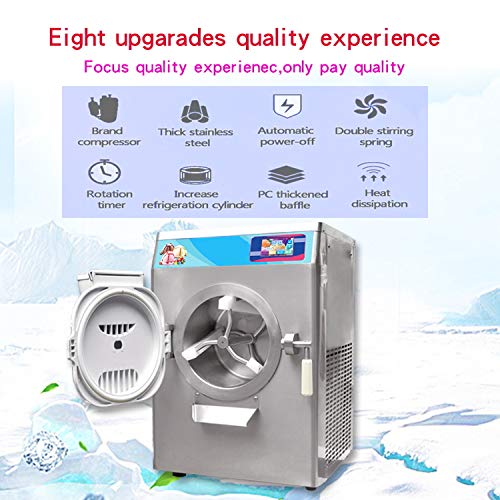 Kolice ETL Certified Commercial Countertop Gelato & Hard Ice Cream Machine | Italian Water Ice & Sorbetto Maker | 110V for Restaurants, Ice Cream Shops, Cafés & Dessert Businesses | Perfect for Gelato Production, Frozen Treats & Artisan Desserts