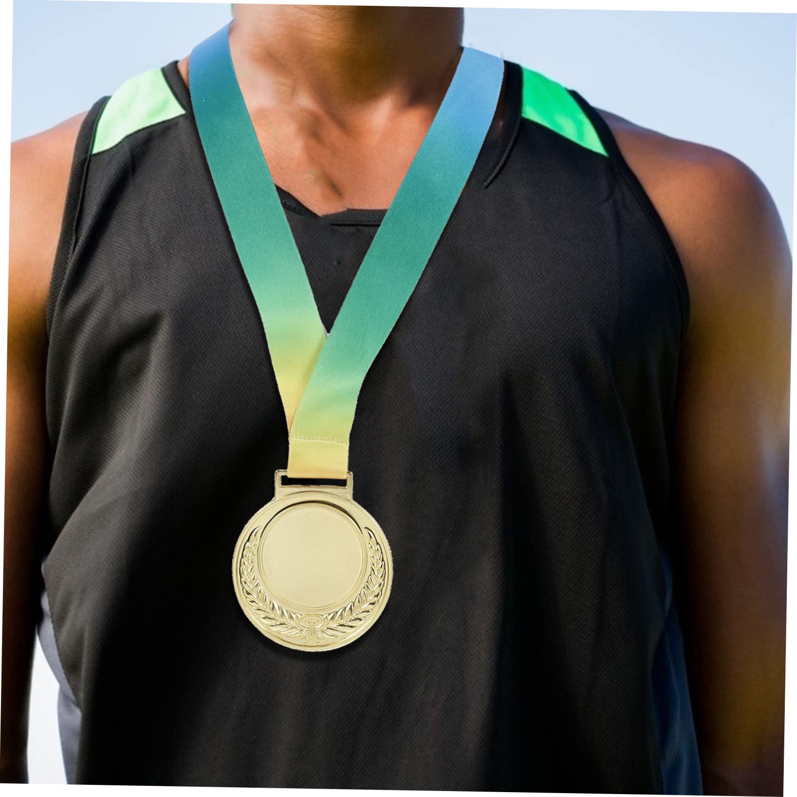 Outanaya 3-Piece Sports Medal Set - Gold Silver Bronze Award Medals for Kids - Durable Metal Children's Sports Toys - Perfect for Track & Field, Soccer, and School Competitions