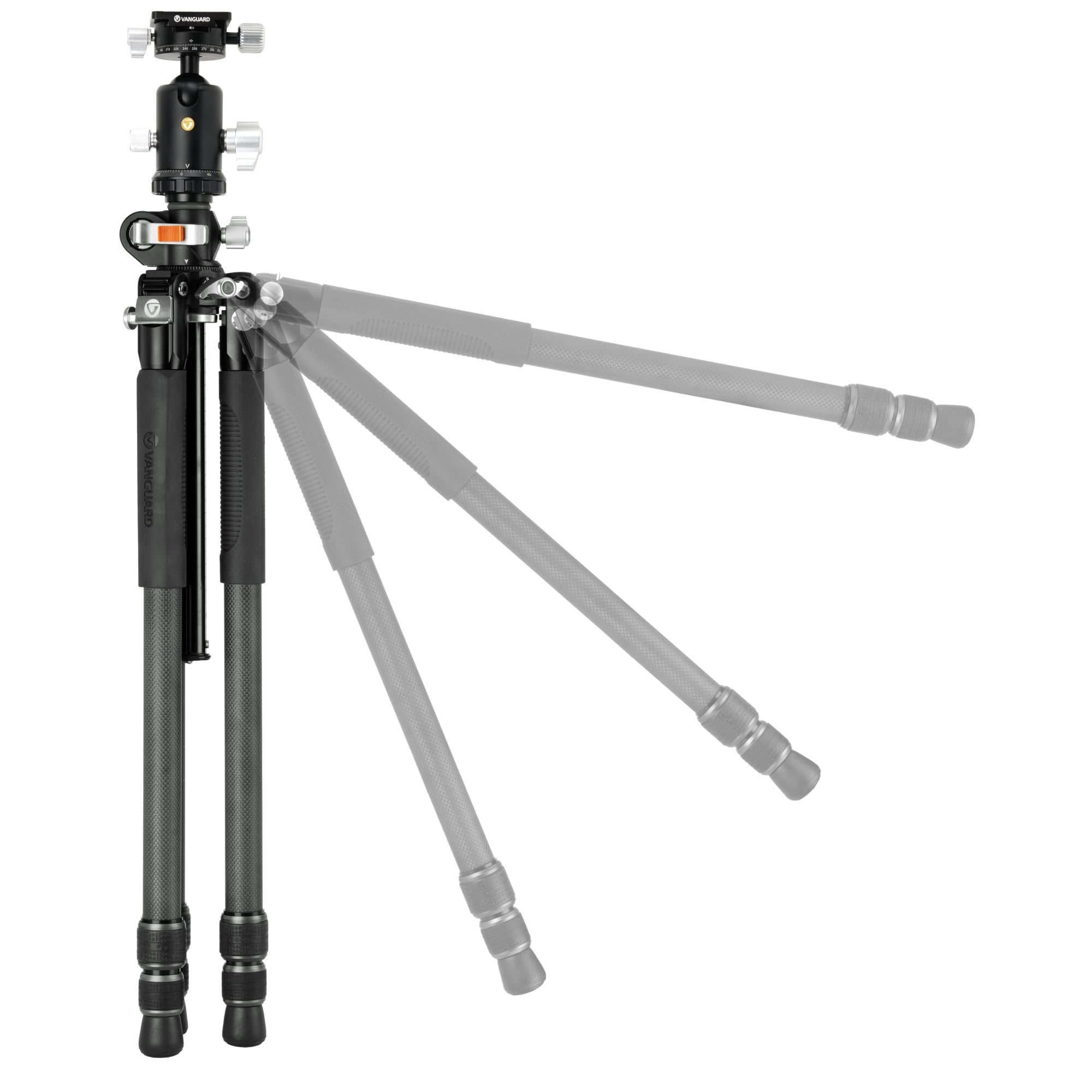 VEO 3+ 303CBS Carbon Fiber Tripod with Dual Axis Ball Head - Professional Camera Tripod for Photography, Videography, Travel & Outdoor Shooting