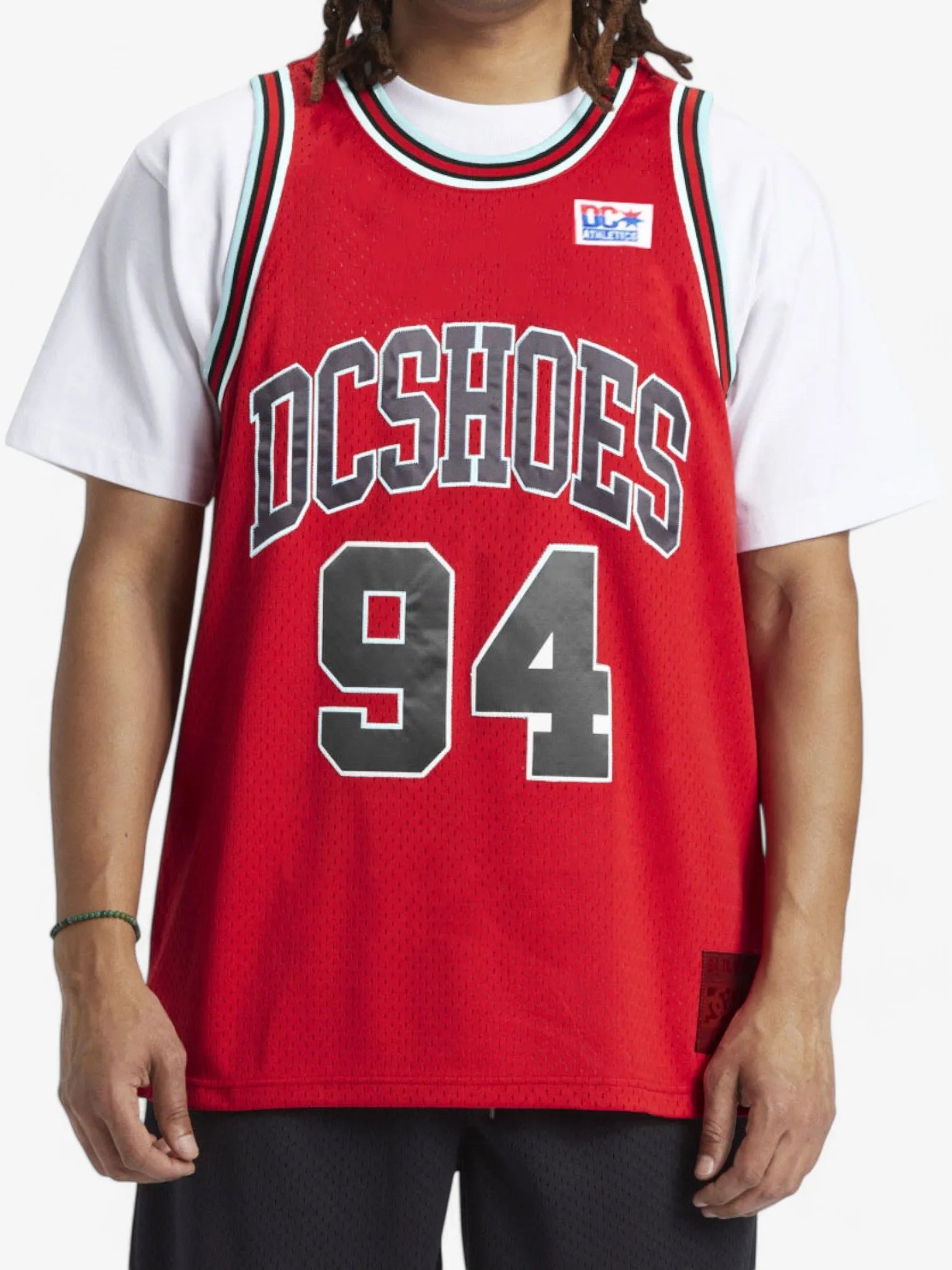 DC Shi Town Red Muscle Tank Top for Men - Gym Workout, Running & Casual Streetwear