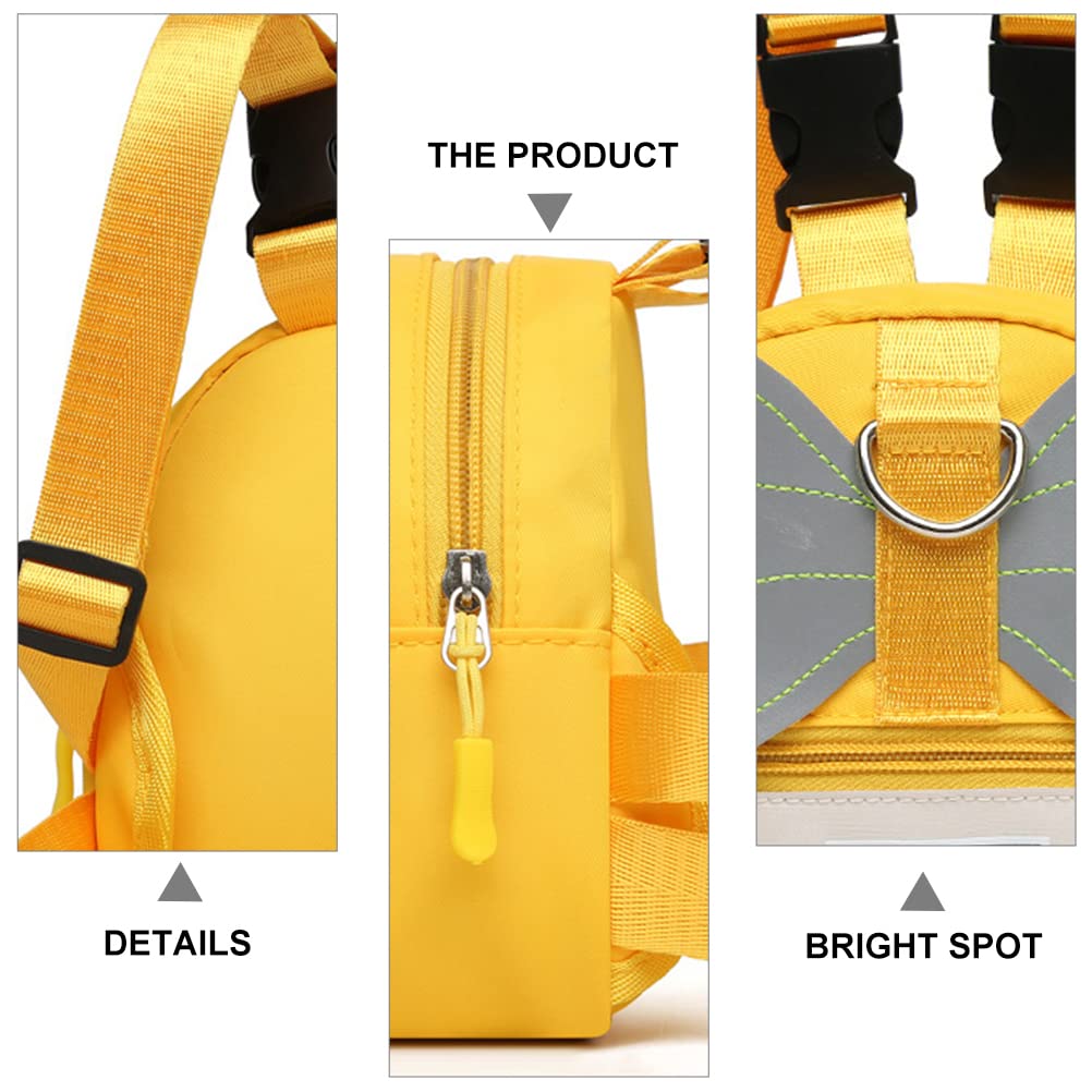 ABOOFAN 1pc Pet Self-Wearing Backpack - Adjustable Dog & Cat Carrier Vest with Leash, Kawaii Purse Design for Kids & Pets - Perfect for Outdoor Adventures, Travel, and Daily Walks