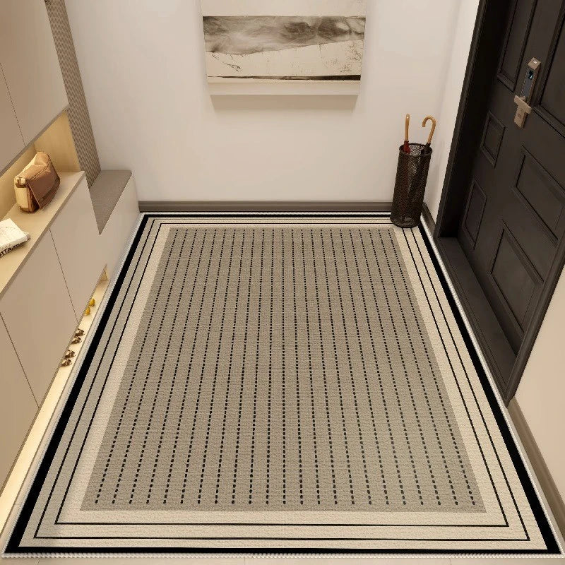 Rosie Geometric Waterproof Spillproof Runner Rug - Non-Slip Hallway Carpet for Entryway, Kitchen, Bathroom & High Traffic Areas | Easy to Clean & Durable Floor Mat for Home Decor