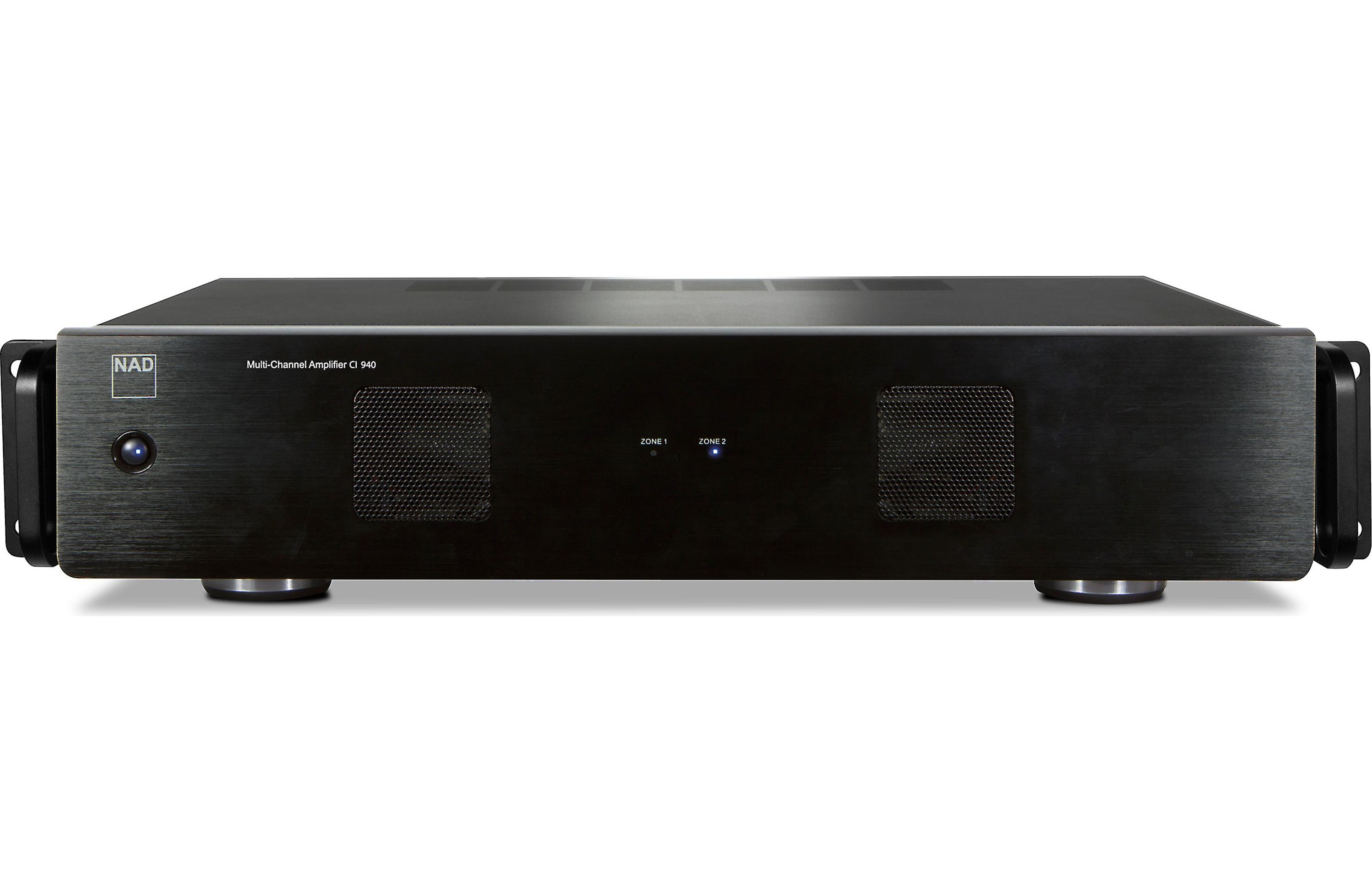 NAD Electronics CI 940 4-Channel High Power Home Theater Amplifier - Perfect for Multi-Room Audio and Custom Installation Systems