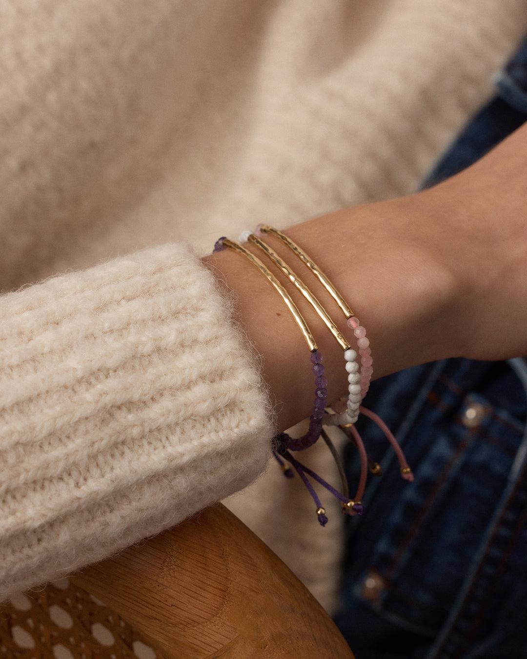 Power Gemstone Bracelet for Women - Healing Crystal Energy Bracelet for Protection, Luck & Positive Vibes | Perfect for Meditation, Yoga & Daily Wear