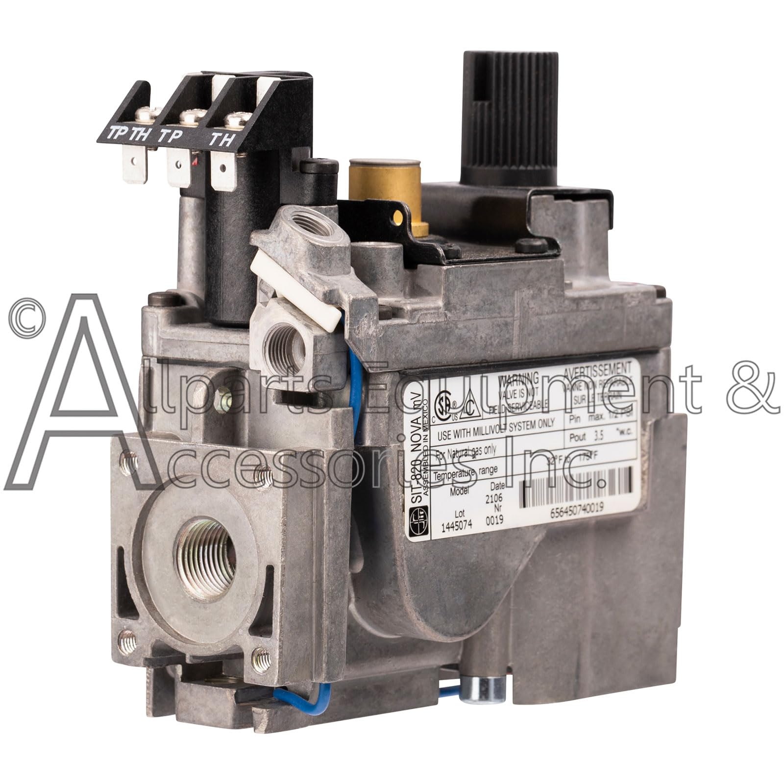 Lennox 80K23 IHP Sit 820 Nova Natural Gas MilliVolt Valve - Replacement Part for Furnace & Heating Systems - Perfect for Home Heating Repair & HVAC Maintenance
