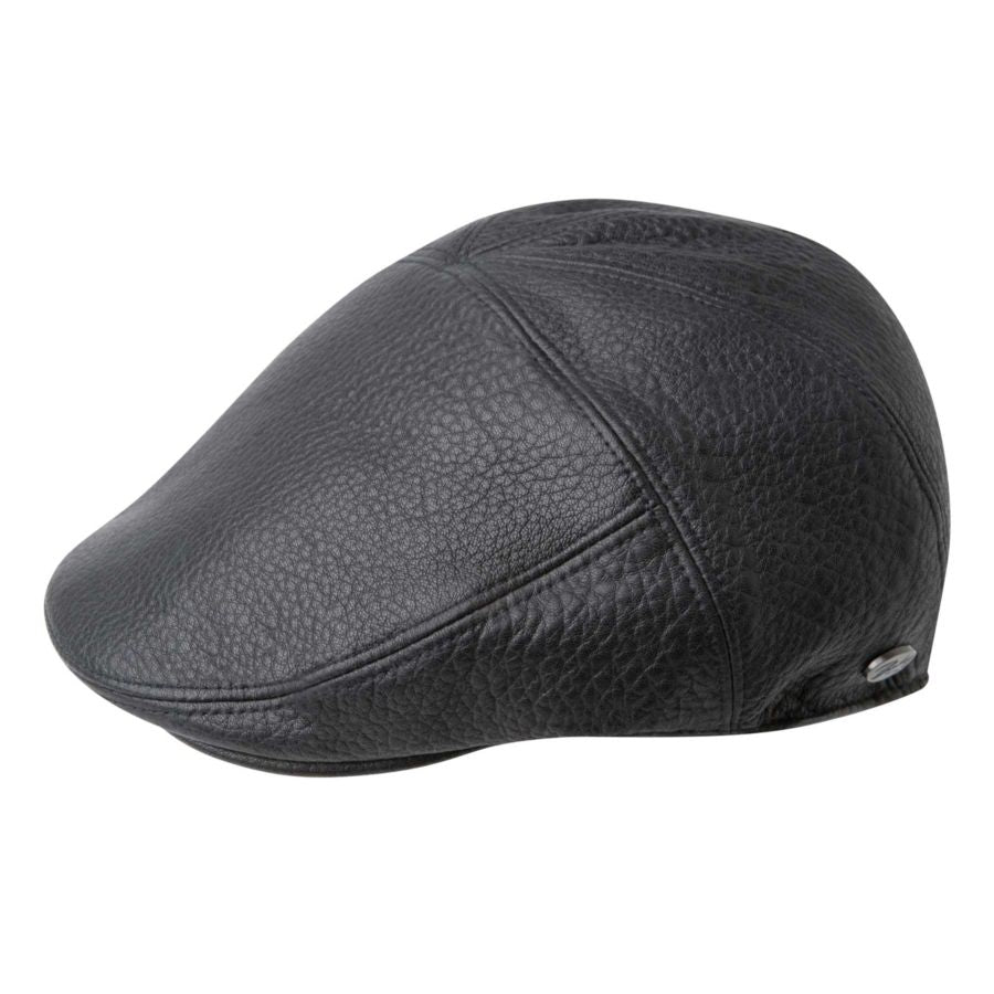 Bailey of Hollywood Langham Leather Cap for Women – Vintage Style Soft Leather Hat with Adjustable Strap – Perfect for Outdoor, Casual Wear, and Fashion Accessories