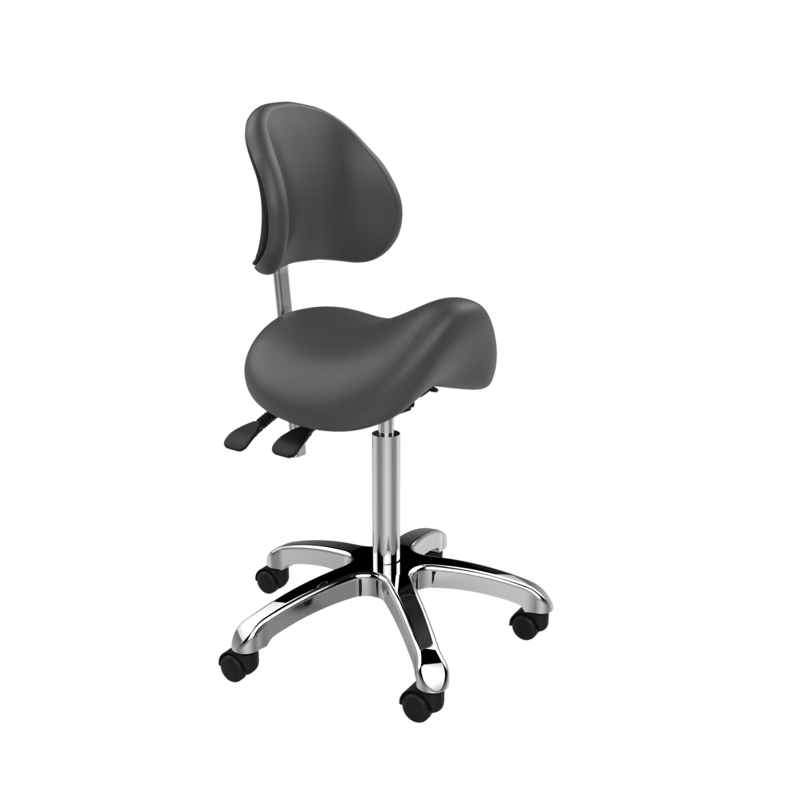 Professional Adjustable Beautician & Salon Stool (1025A) - Perfect for Hair Styling, Nail Art, and Makeup Application