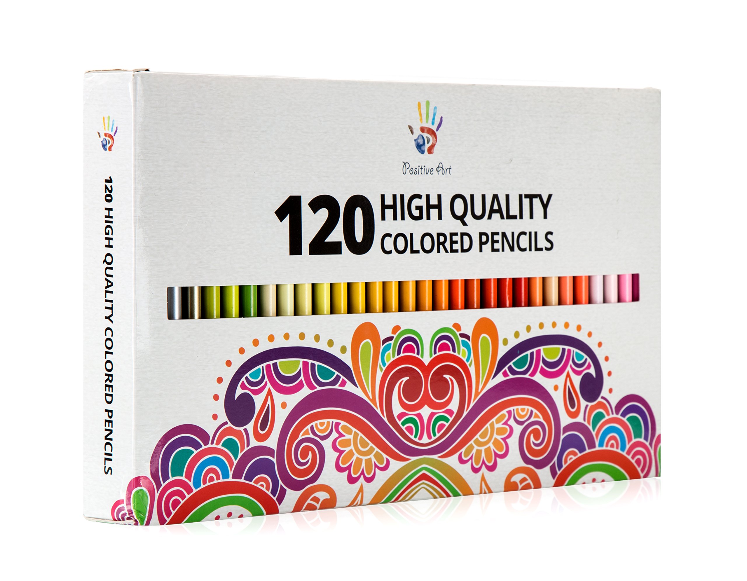 Premium 120-Colors Pre-Sharpened Colored Pencils Set for Adults - Vibrant & Bold Colors, 3.3mm Precision Tips - Perfect for Coloring Books, Drawing, Sketching, Art Projects & DIY Crafts - Ideal Gift for Artists & Creative Minds