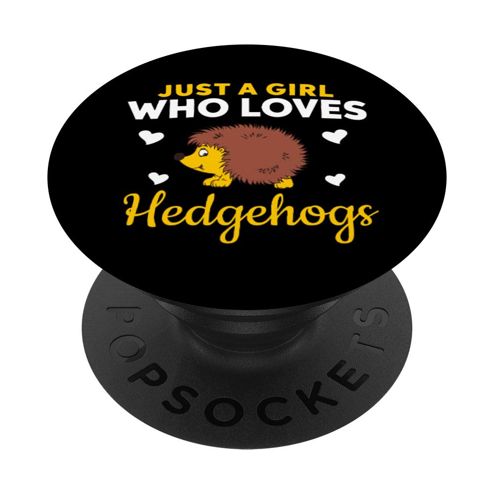 Cute Hedgehog PopSockets Phone Grip & Stand - Expandable Phone Holder for iPhone, Samsung, Tablets - Perfect Gift for Animal Lovers, Ideal for Commuting, Travel & Selfies