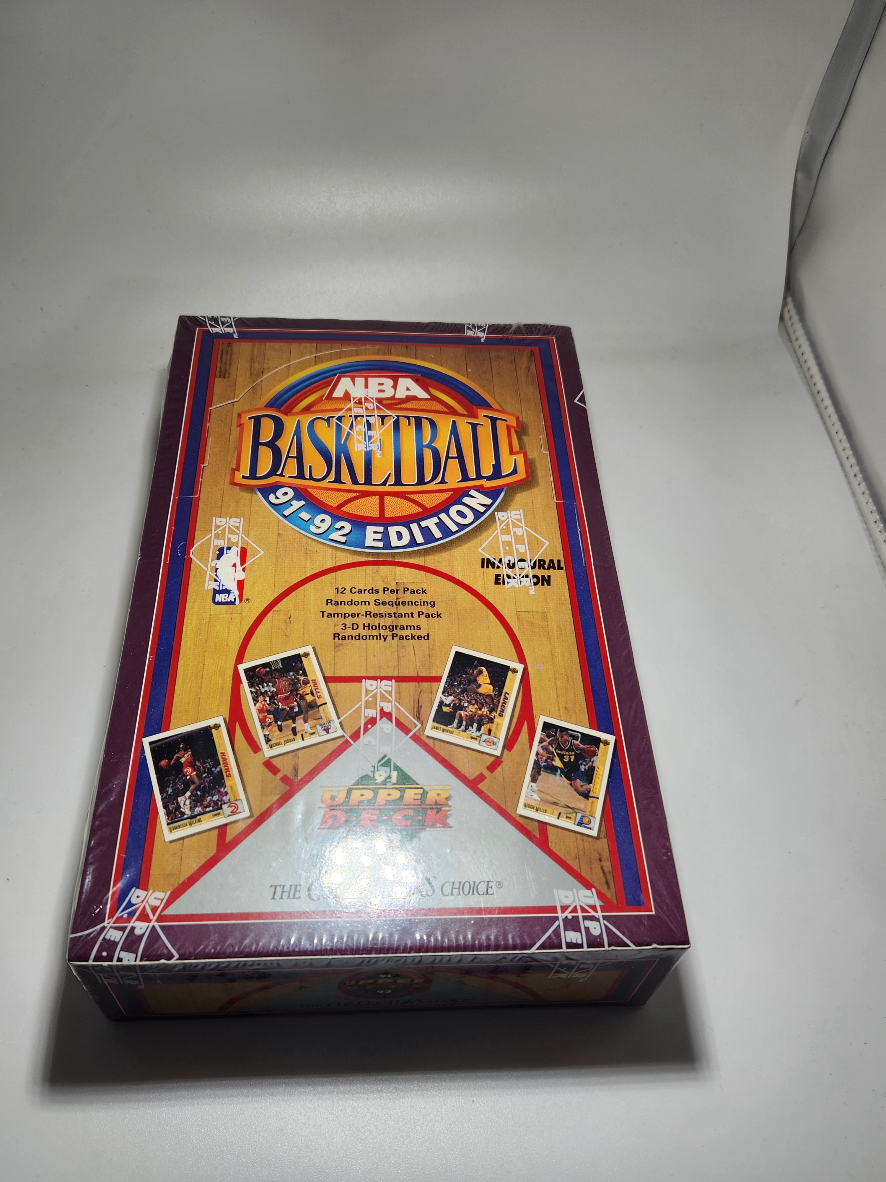 1991-92 Upper Deck Basketball Unopened Factory Sealed Box - Vintage NBA Trading Cards Collection for Collectors & Investors - Perfect for Sports Memorabilia Displays & Card Shows