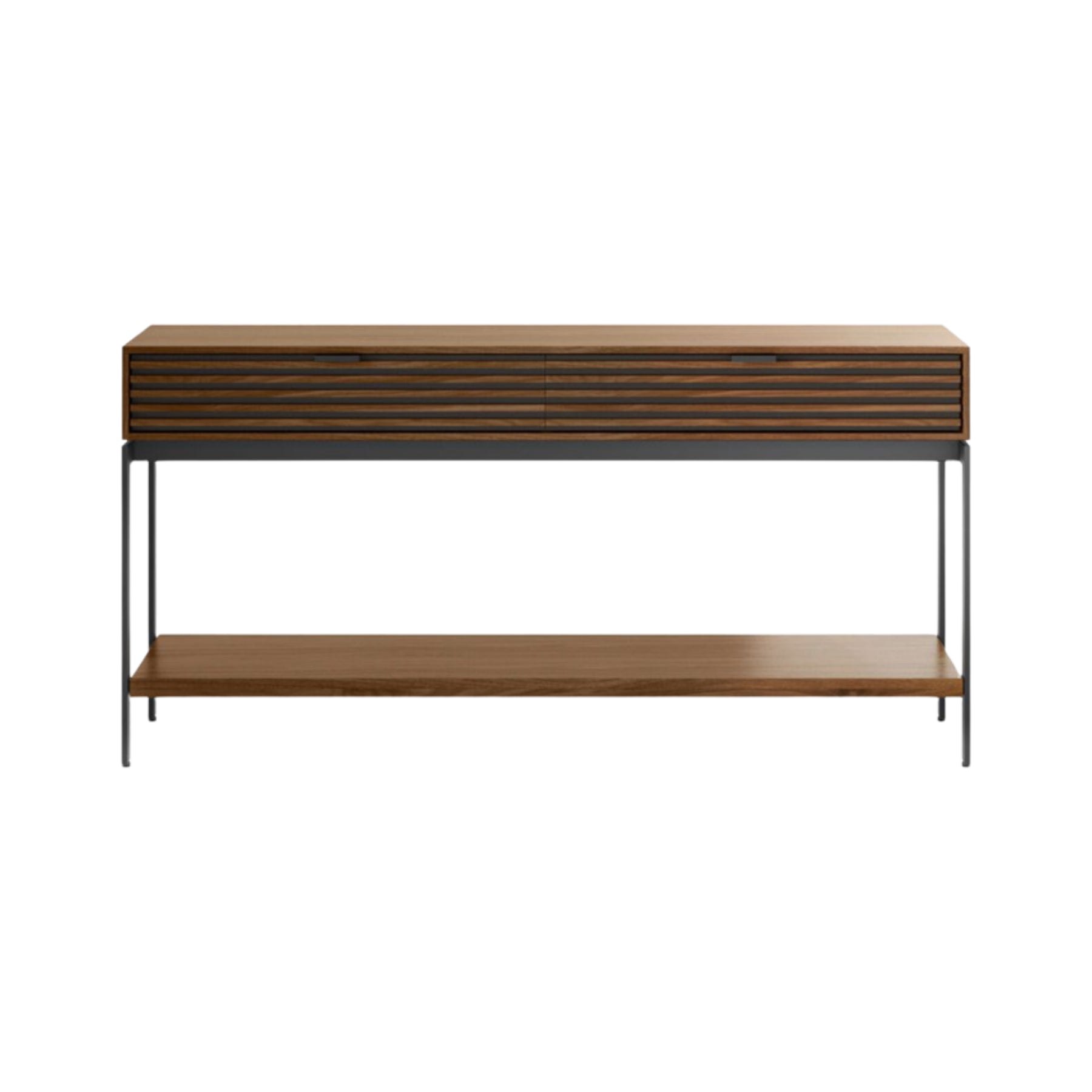 BDI Cora 1173 Modern Console Table - Sleek Entryway Sofa Table with Storage Shelf | Perfect for Hallway, Living Room & Foyer Decor