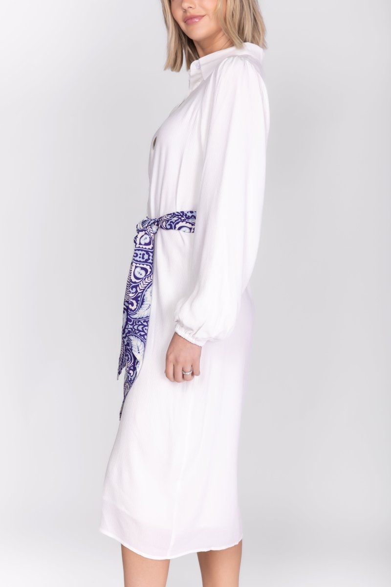Elegant IRIS DRESS (IVORY) - Flowy Summer Maxi Dress for Women, Perfect for Beach Vacation, Wedding Guest & Special Occasions