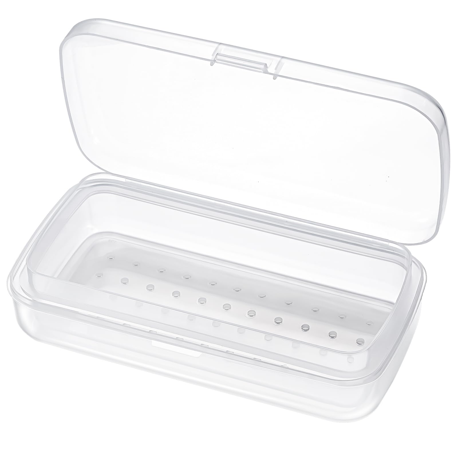 Professional Nail Tool Sterilizer Box - Large Clear Plastic UV Sterilization Tray for Tweezers, Eyelash Extensions & Nail Implements | Salon Hygiene Organizer for Estheticians & Beauty Professionals | Perfect for Nail Salons, Spas & Home Use