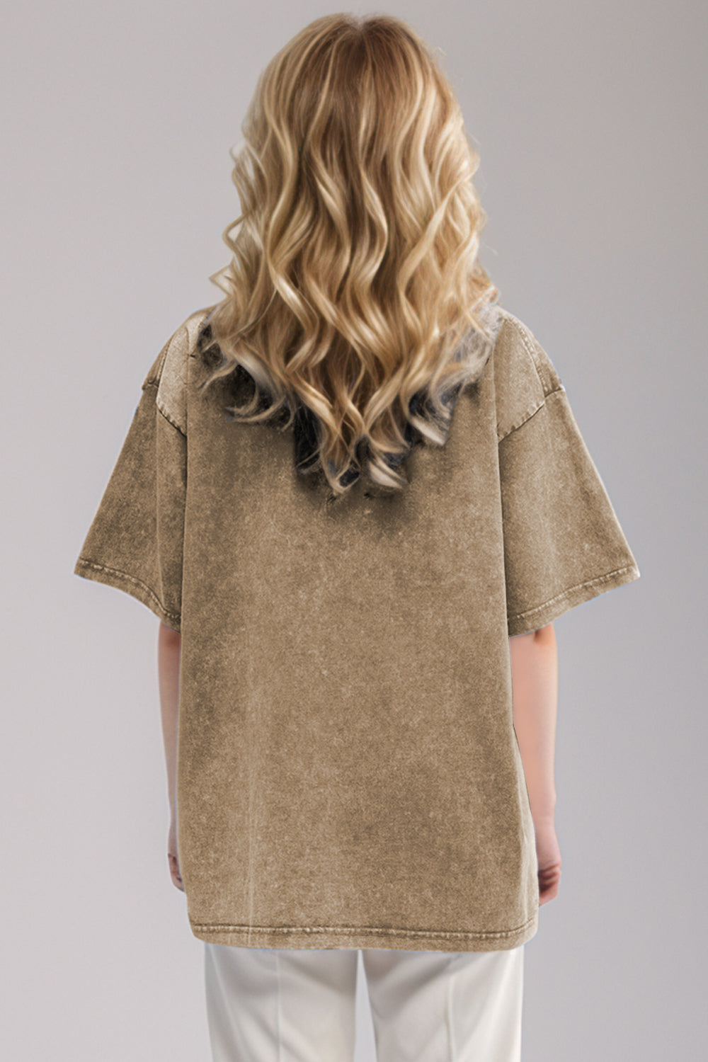 Basic Bae Round Neck Half Sleeve T-Shirt for Women | Casual Cotton Tee | Perfect for Everyday Wear, Outings & Layering