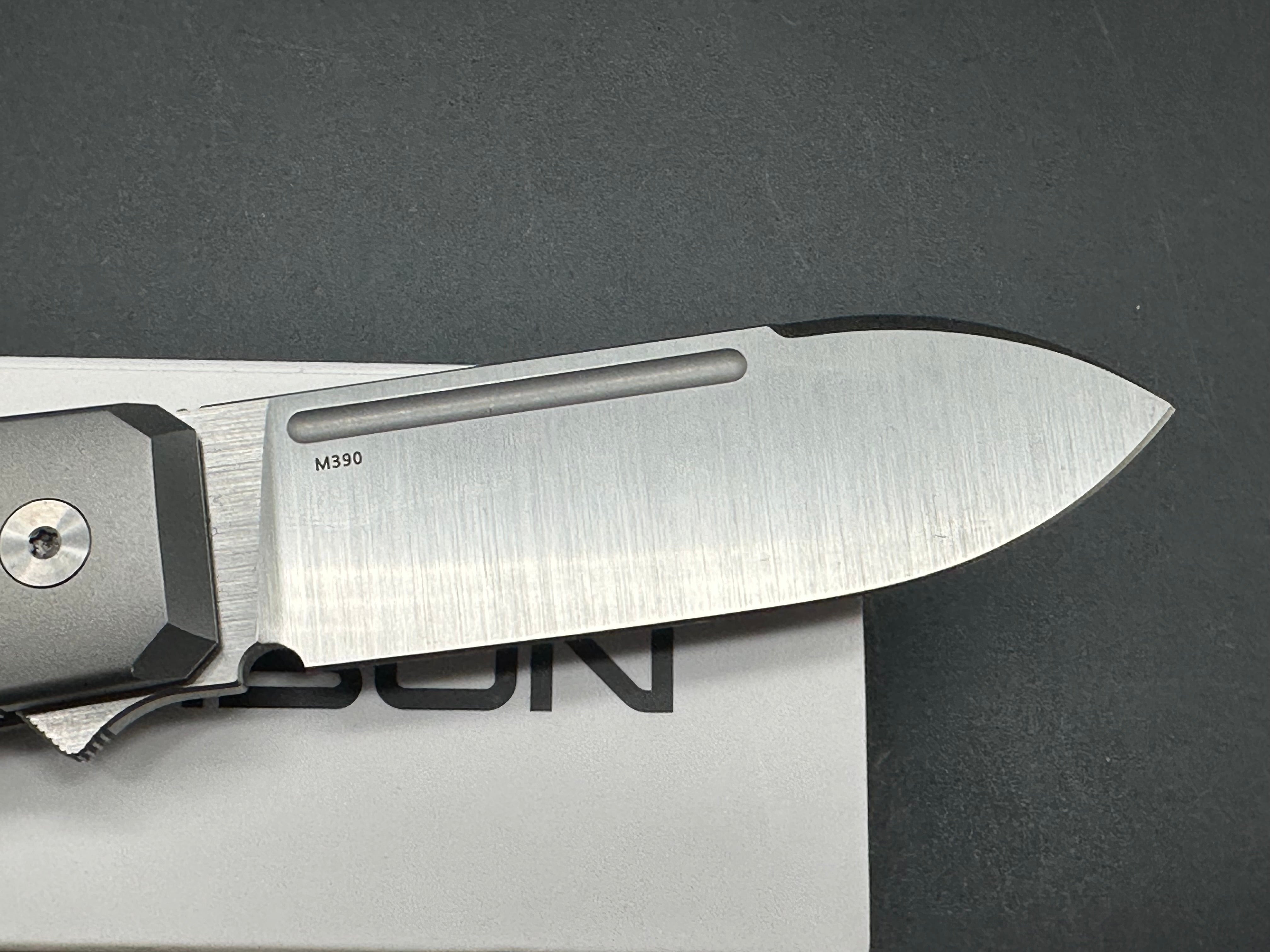 Karbon Knives Ken Onion Ahoy Titanium Handle & Desert Ironwood Folding Knife - KnifeCenter Exclusive | EDC, Camping, Outdoor Survival Gear