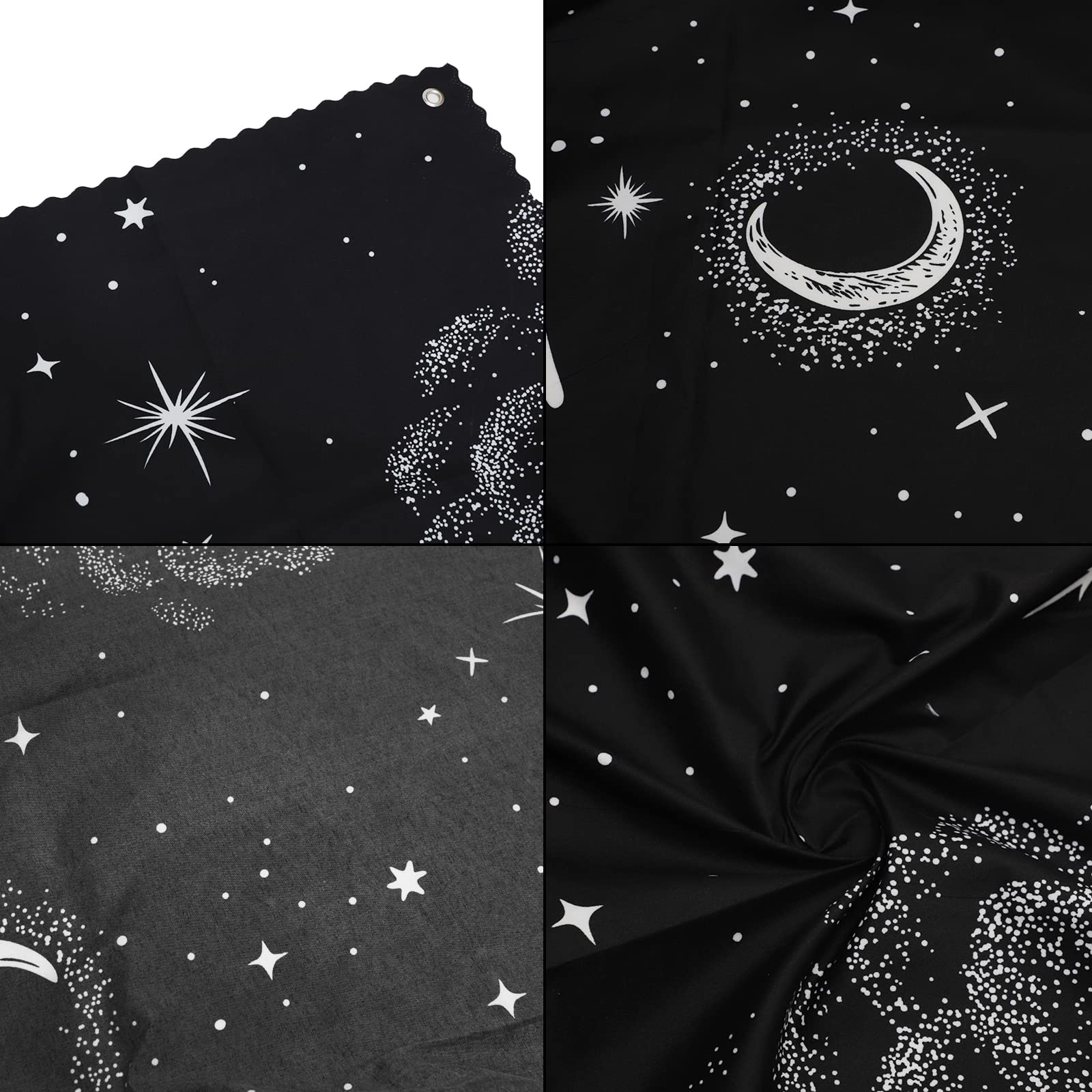 MioCloth Bunk Bed Blackout Curtains - Dorm Privacy Cover & Photo Backdrop for Room Decor
