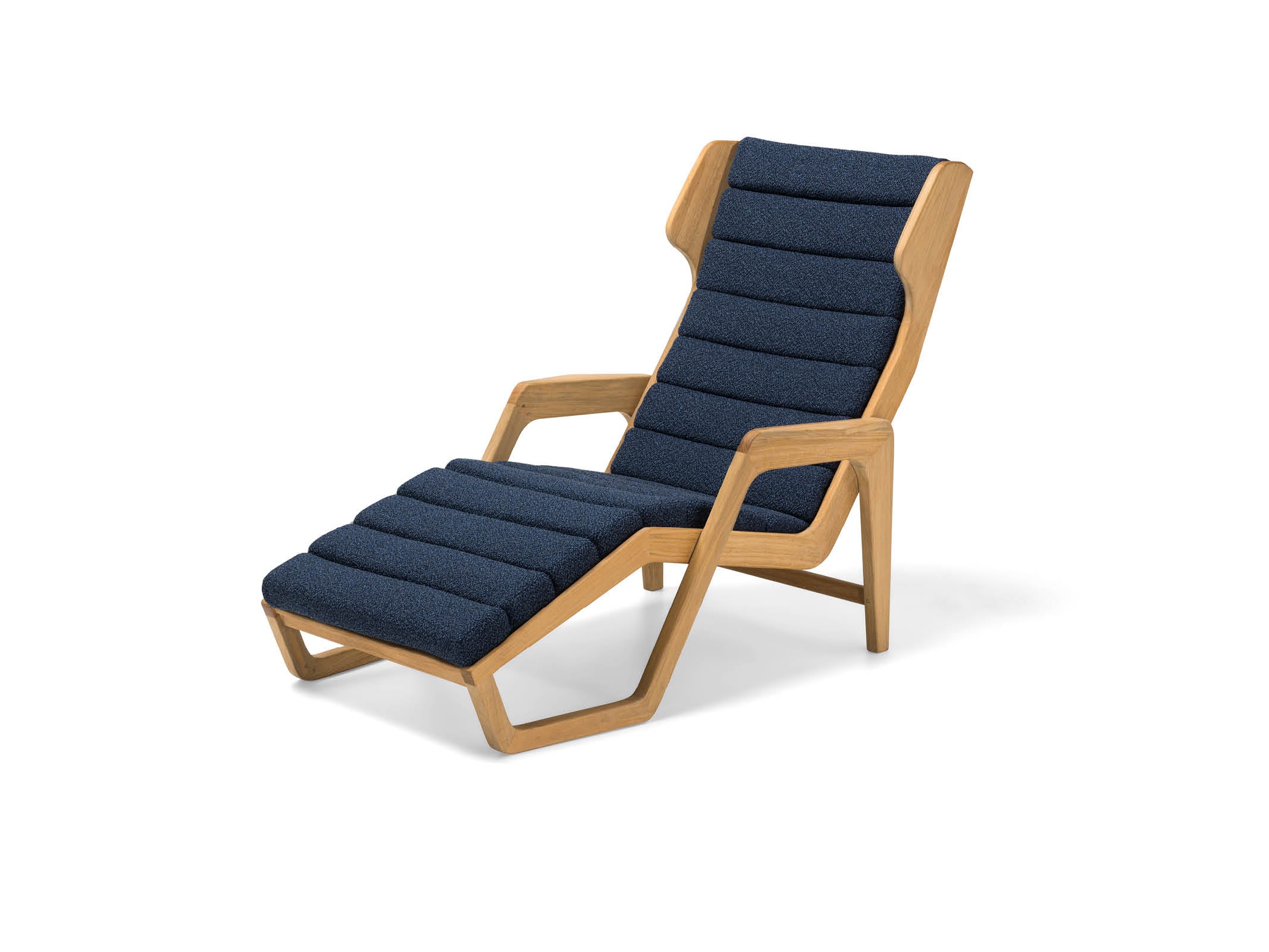 Premium Outdoor Lounge Chair with Adjustable Backrest - Waterproof & UV Resistant for Patio, Poolside, Garden Relaxation