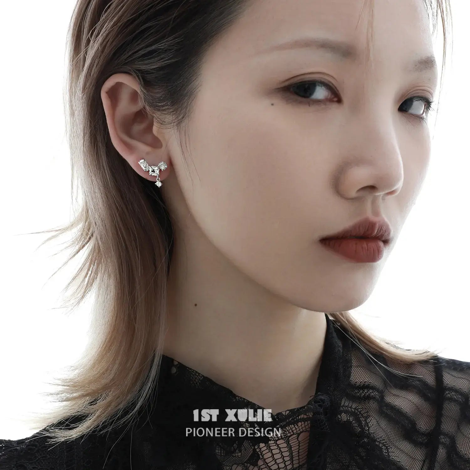 925 Sterling Silver Zircon Geometric Stud Earrings for Women - Elegant Gift for Birthday, Anniversary & Special Occasions