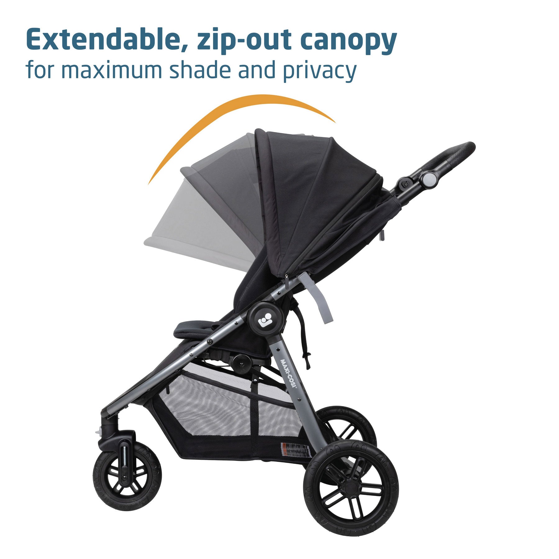 Maxi Cosi Gia XP Luxe 3-Wheel Stroller Travel System with Mico Luxe Infant Car Seat - Lightweight Compact Baby Stroller for Newborns to Toddlers | Perfect for Shopping, Travel & Daily Walks