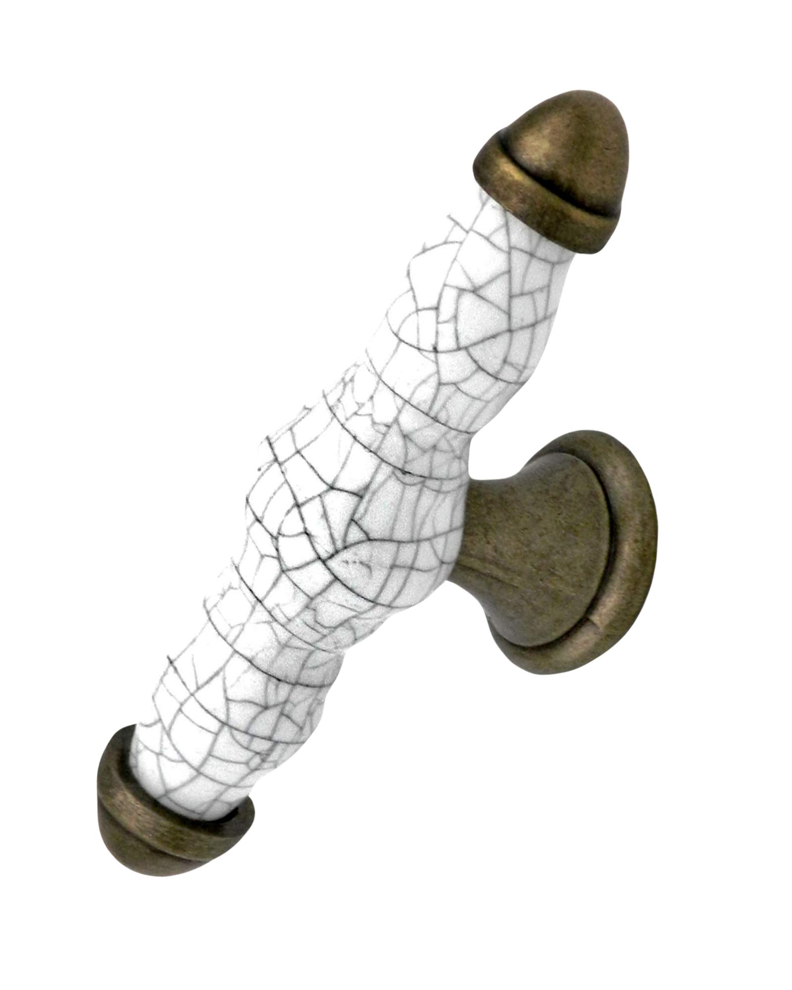 White Kitchen Cabinet Handles & Knobs - 3-1/2