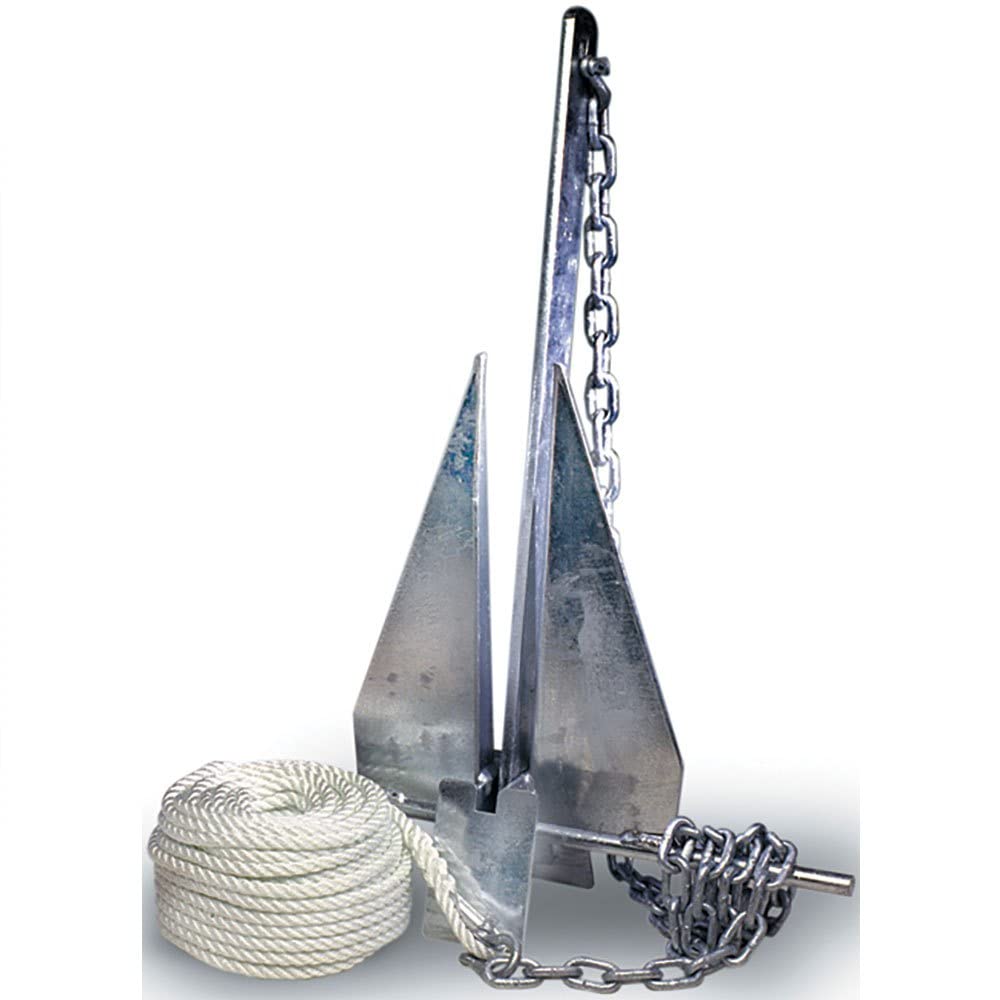 Best Hooker Anchors Anchor Kit for Boats & Marine Safety – Heavy Duty Boat Anchors for Fishing, Docking & Watercraft Stability