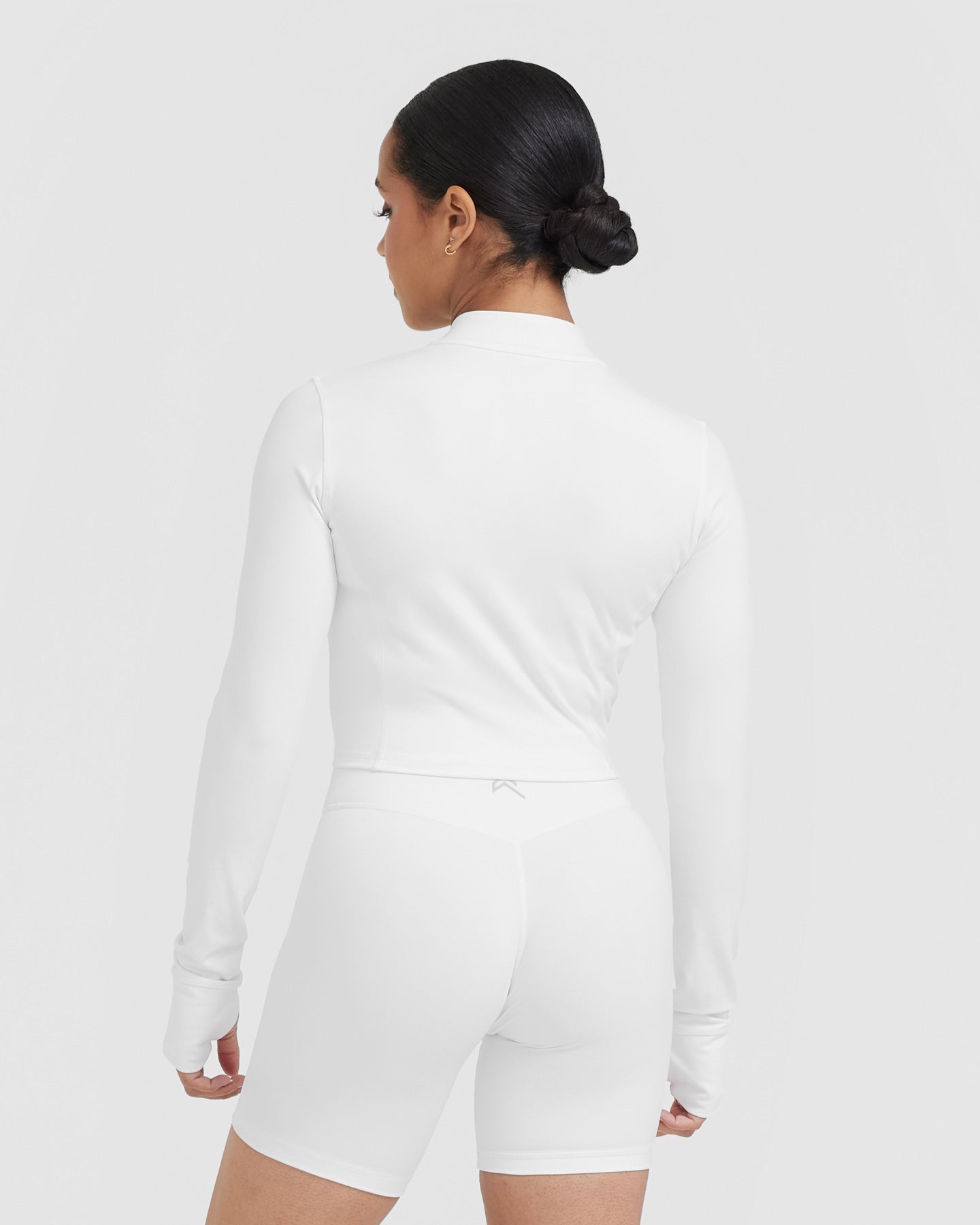 Timeless White Crop Jacket for Women - Lightweight Spring & Summer Fashion Outerwear | Perfect for Casual Outings, Beach Cover-Ups & Layering