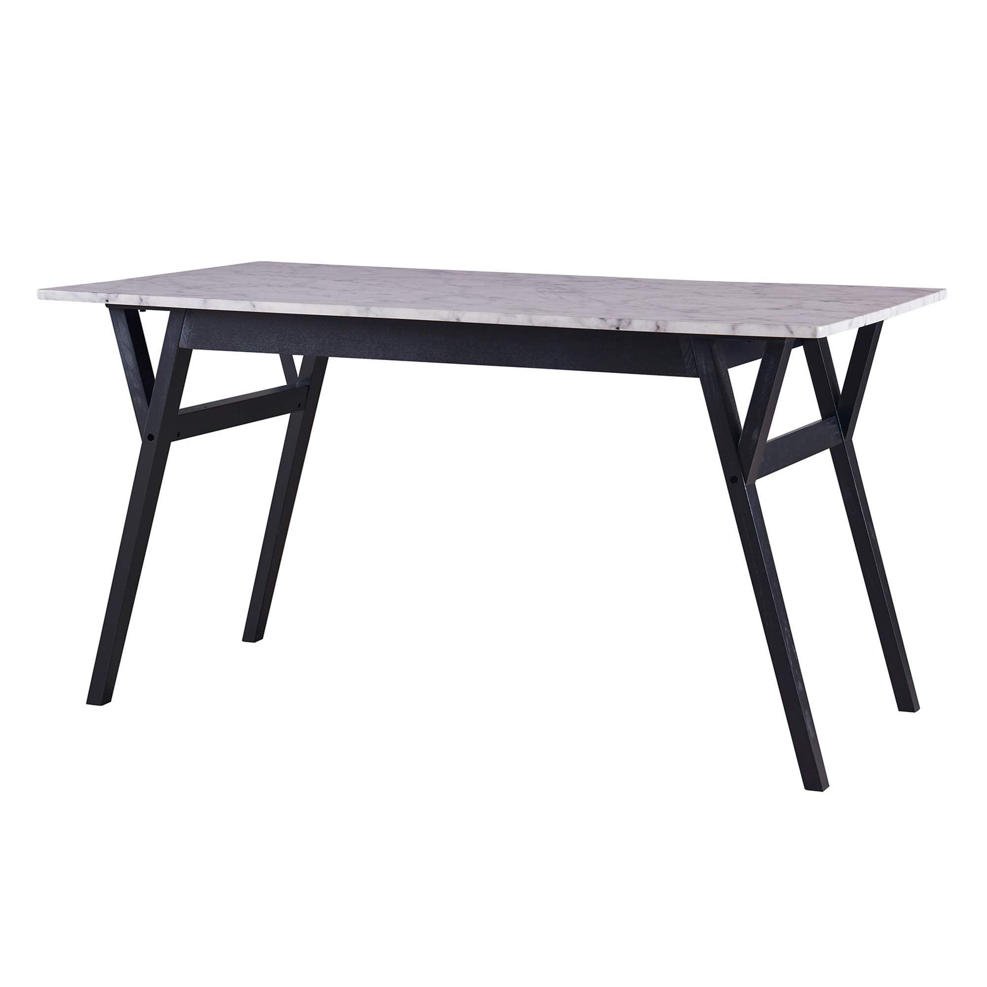 Stylish Ashton Dining Table in Black - Perfect for Modern Kitchens, Dining Rooms & Small Spaces