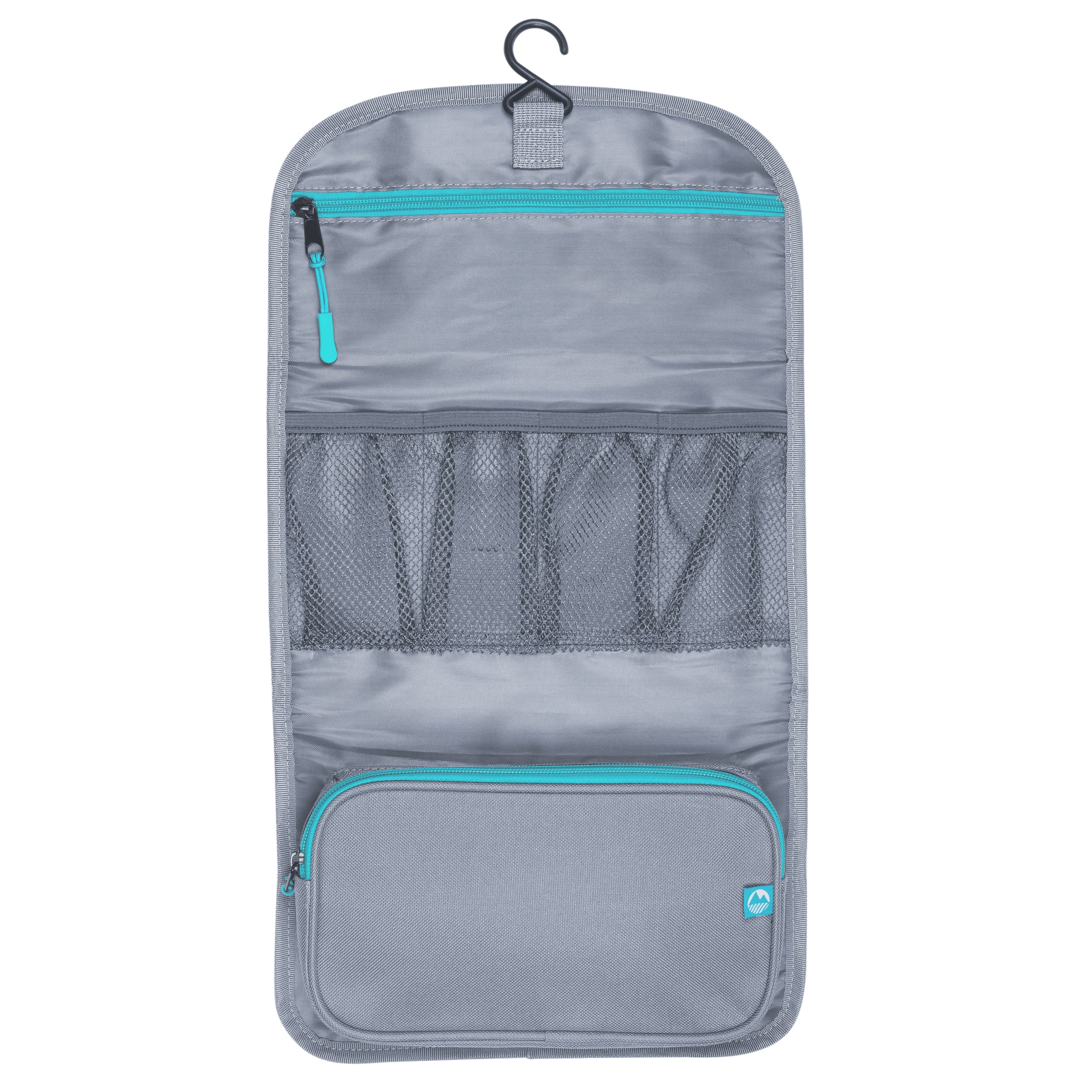 Eskdale Foldable Hanging Travel Toiletry Bag - Waterproof Cosmetic Organizer for Bathroom, Camping & Airplane Travel - Perfect for Toiletries, Makeup & Shower Essentials