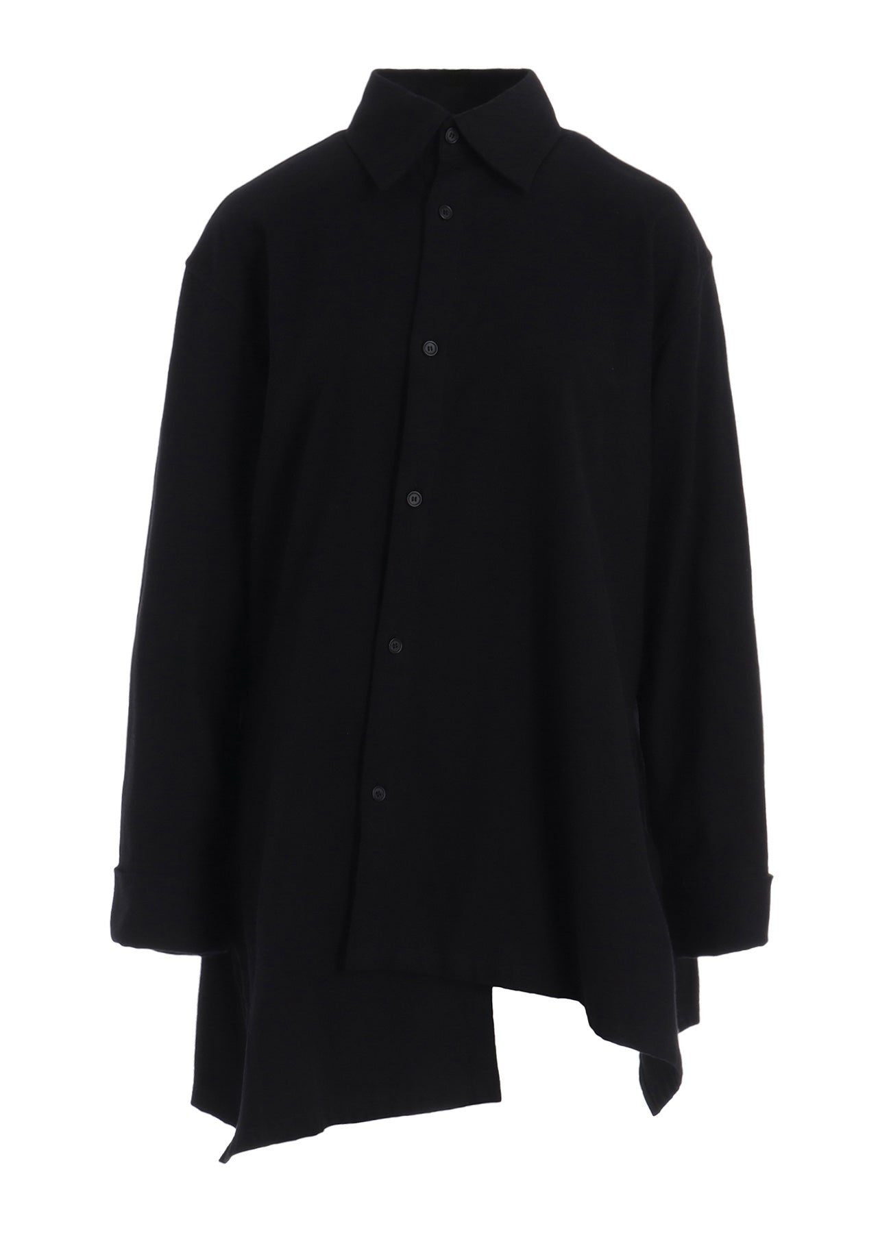 Women's Cotton Flannel Asymmetric Flare Blouse - Soft & Stylish Long Sleeve Top for Fall & Winter - Perfect for Casual Outings, Office Wear & Layering
