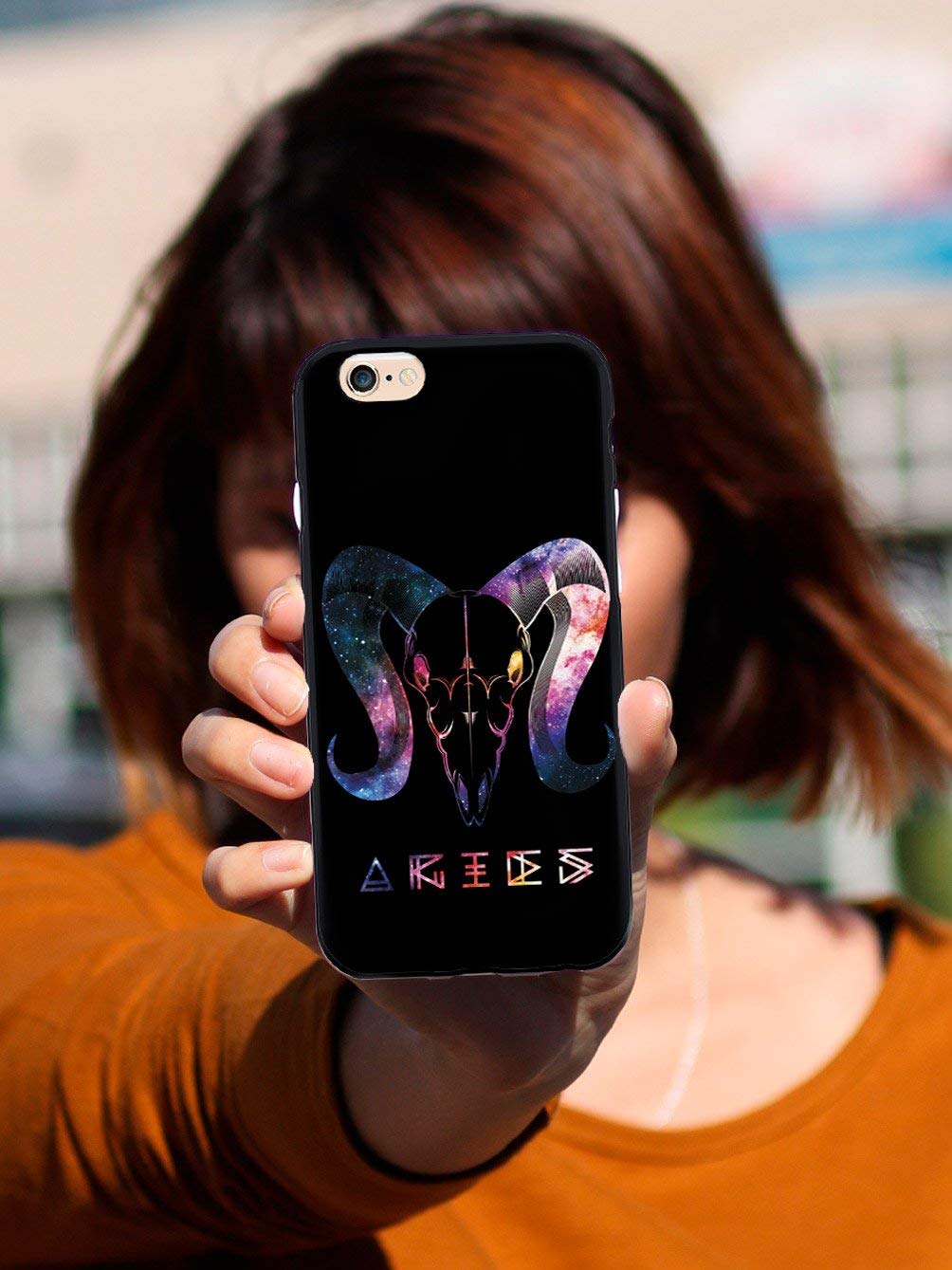 Inspired Cases - Premium 3D Textured Protective Phone Case Compatible with iPhone 11 Pro Max - Cosmic Zodiac Aries Design - Shockproof & Slim Fit - Perfect for Daily Use, Travel & Outdoor Activities