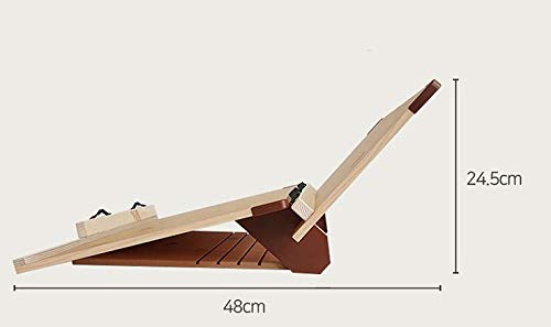 WIZ Adjustable Book Stand Holder for Reading & Writing - 3-Step Angle Adjustment, Tablet & Laptop Stand - Perfect for Office, Study & Home Use