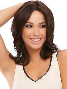 Drew Synthetic Lace Front Wig with Mono Top - Natural Looking Human Hair Wig for Women | Perfect for Cosplay, Daily Wear & Special Occasions