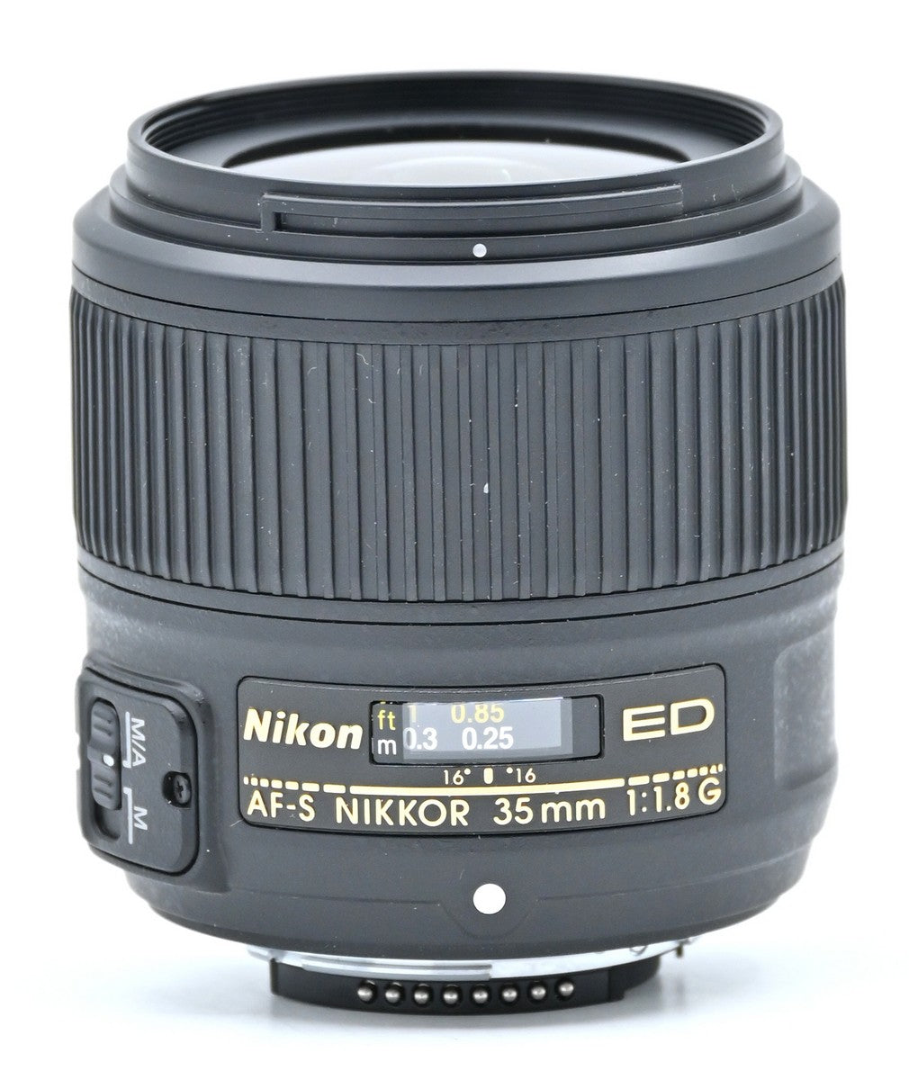 Used Nikon AF-S 35mm f/1.8G ED Lens for DSLR Cameras - Fast f/1.8 Aperture, Silent Wave Motor - Perfect for Portraits, Low Light & Street Photography