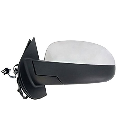 2007-2014 Chevy Tahoe & GMC Yukon Power Heated Left Side Rear View Mirror - Brushed Aluminum Finish | Replacement for Damaged Mirrors, Winter Defrosting & Enhanced Visibility