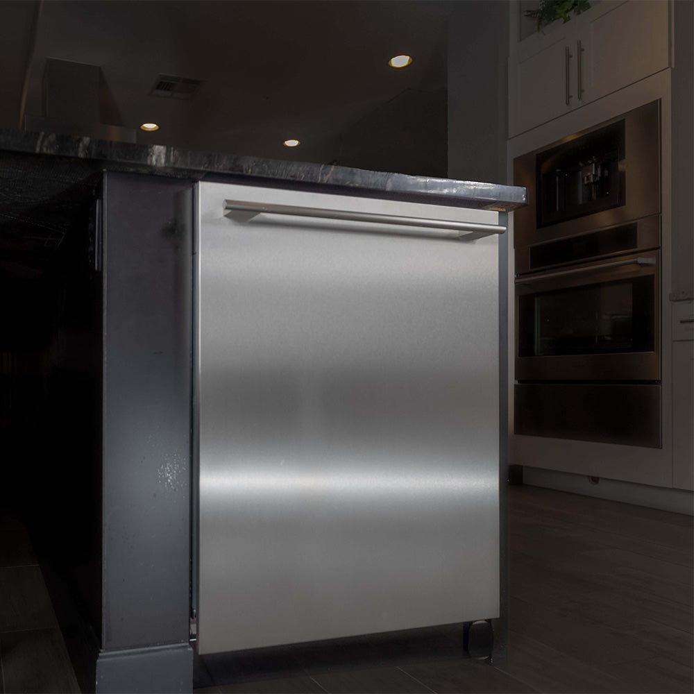 BREDA 24 Inch Panel Ready Dishwasher with 3rd Rack & Tall Tub - LUDWT30250 | Perfect for Large Families & Entertaining Guests