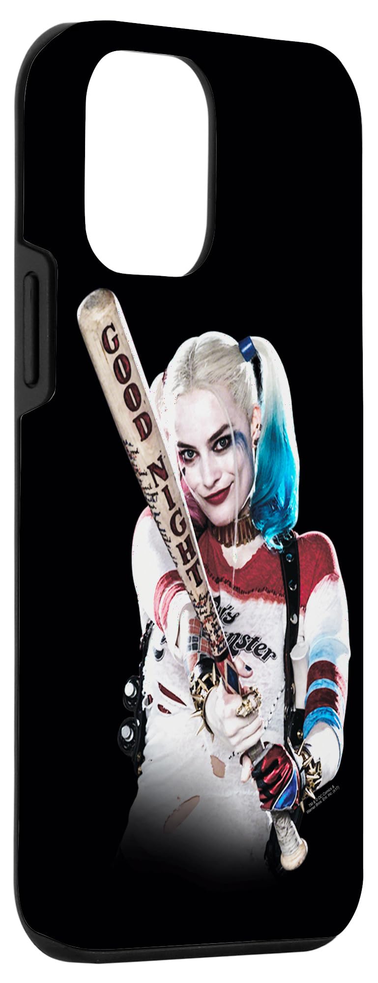 iPhone 12 Mini Suicide Squad Harley Quinn Bat at You Phone Case - Durable Protective Cover for Fans - Perfect for Cosplay, Comic Con & Movie Themed Parties