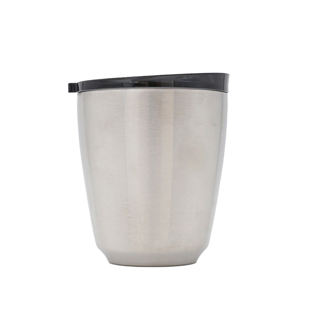 Huskee 8oz Stainless Steel Reusable Coffee Cup - Perfect for Travel, Camping & Eco-Friendly Lifestyles