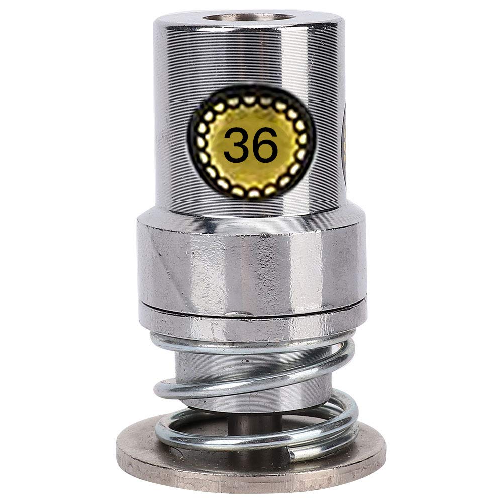 Stainless Steel Button Dies Set - Round Bread Shape Press Tool for Hand Press Machine | DIY Buttons & Badges Making (36L) | Perfect for Crafting, Sewing Projects & Custom Apparel Accessories