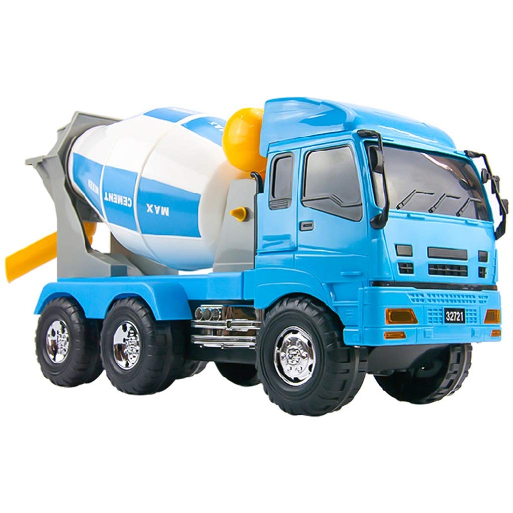 WJJ Oversized Construction Toy Truck - Cement Mixer & Tanker Truck for Kids | Large Durable Toy Car for Pretend Play & Construction Role Play