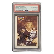 Larry Robinson Autographed 1991 Pinnacle #382 Los Angeles Kings NHL Hockey Card - PSA/DNA Certified - Perfect for Hockey Memorabilia Collectors and Kings Fans Display