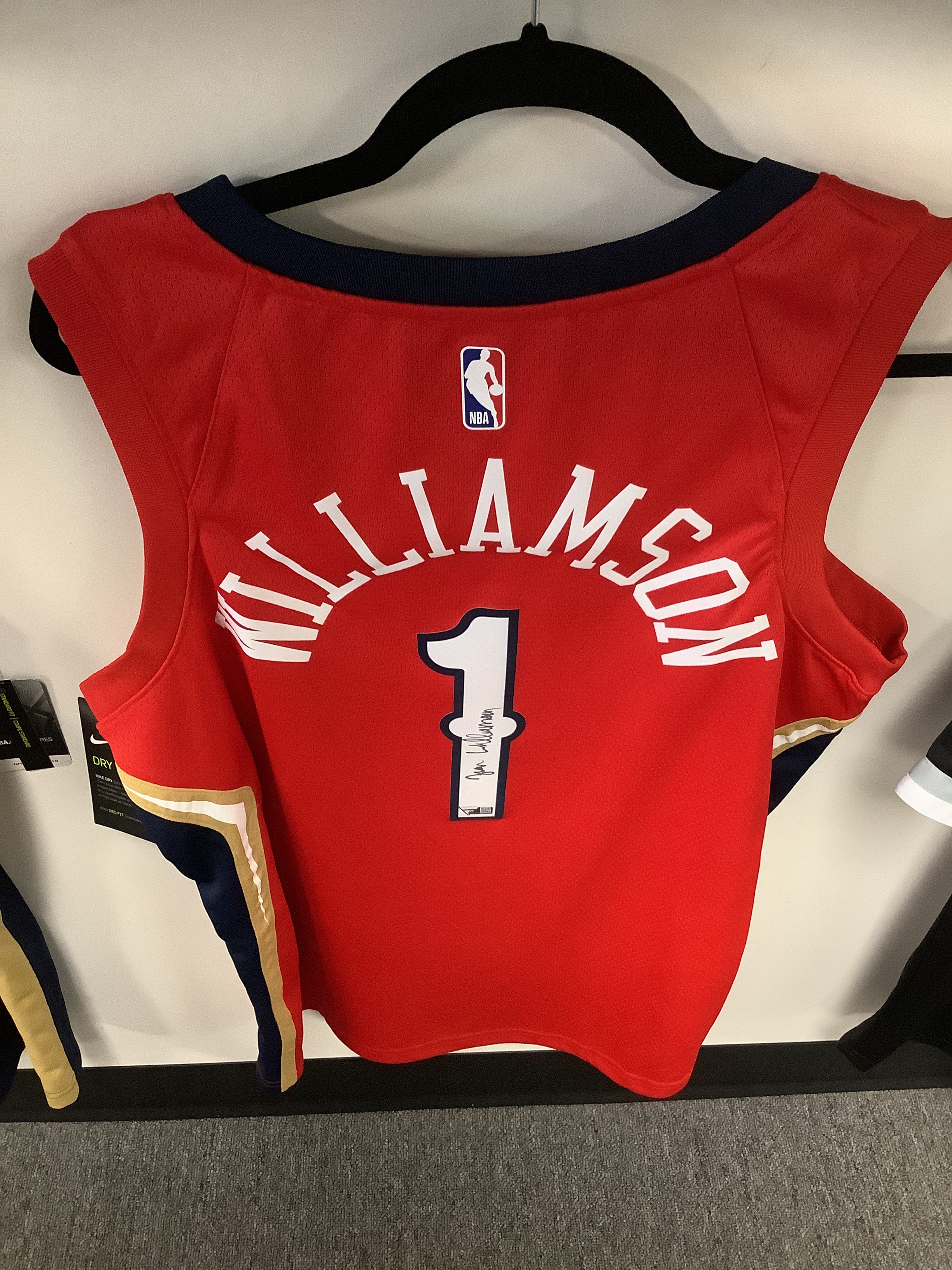 Authentic Zion Williamson New Orleans Pelicans Nike Fanatics Signed Basketball Jersey - Perfect for Game Day, Collectors & NBA Fans