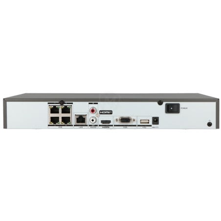 DS-7604NXI-K1/4P 4-Channel AcuSense 4K NVR with HDMI & PoE for Home Security Surveillance System - Monitor Your Property in Ultra HD